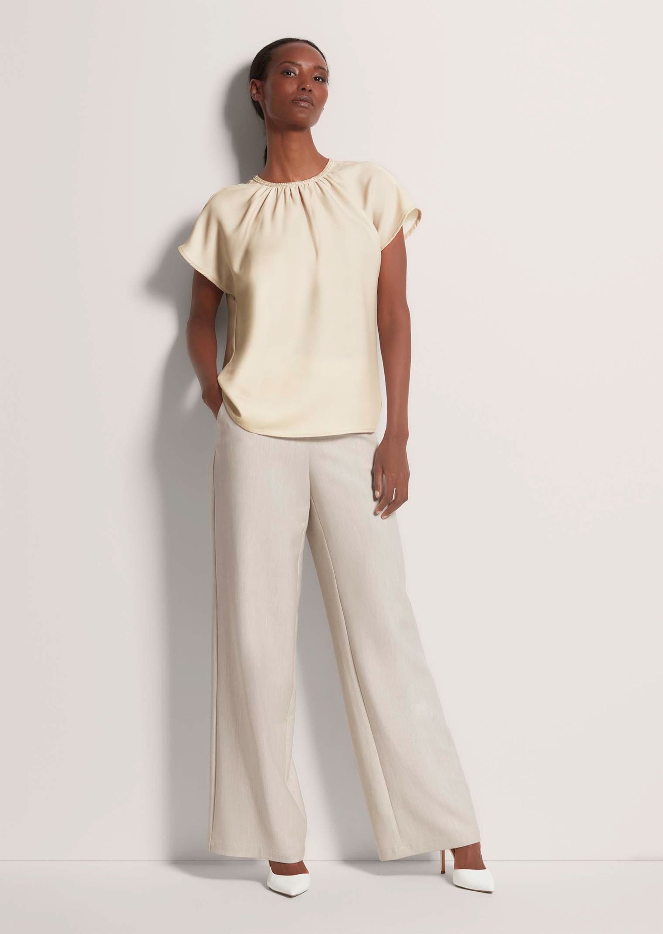 MADELEINE Shirtbluse »Blusenshirt Blusenshirt mit Glanz-Akzent«