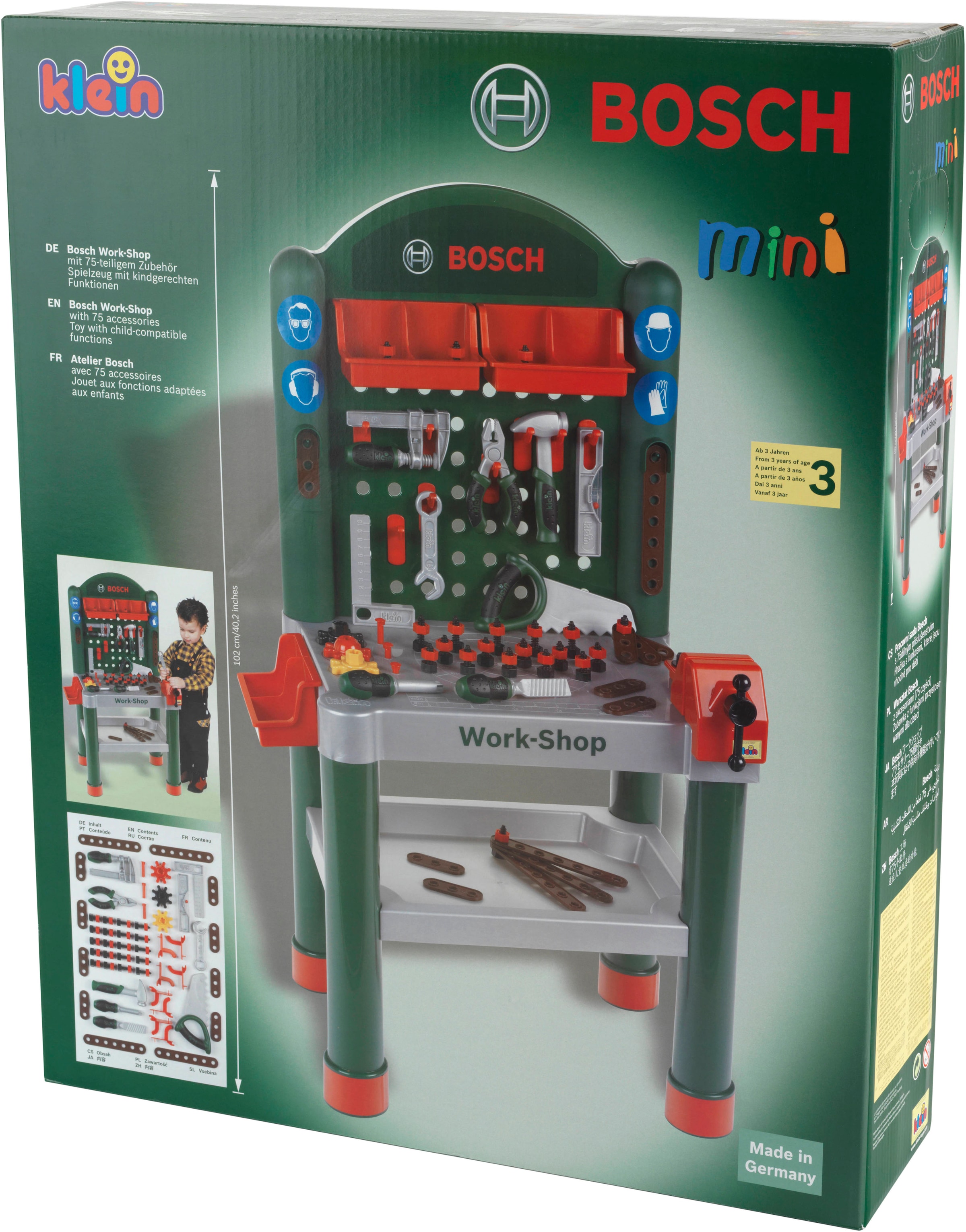 Klein Spielwerkbank »BOSCH-Work-Shop«, Made in Germany