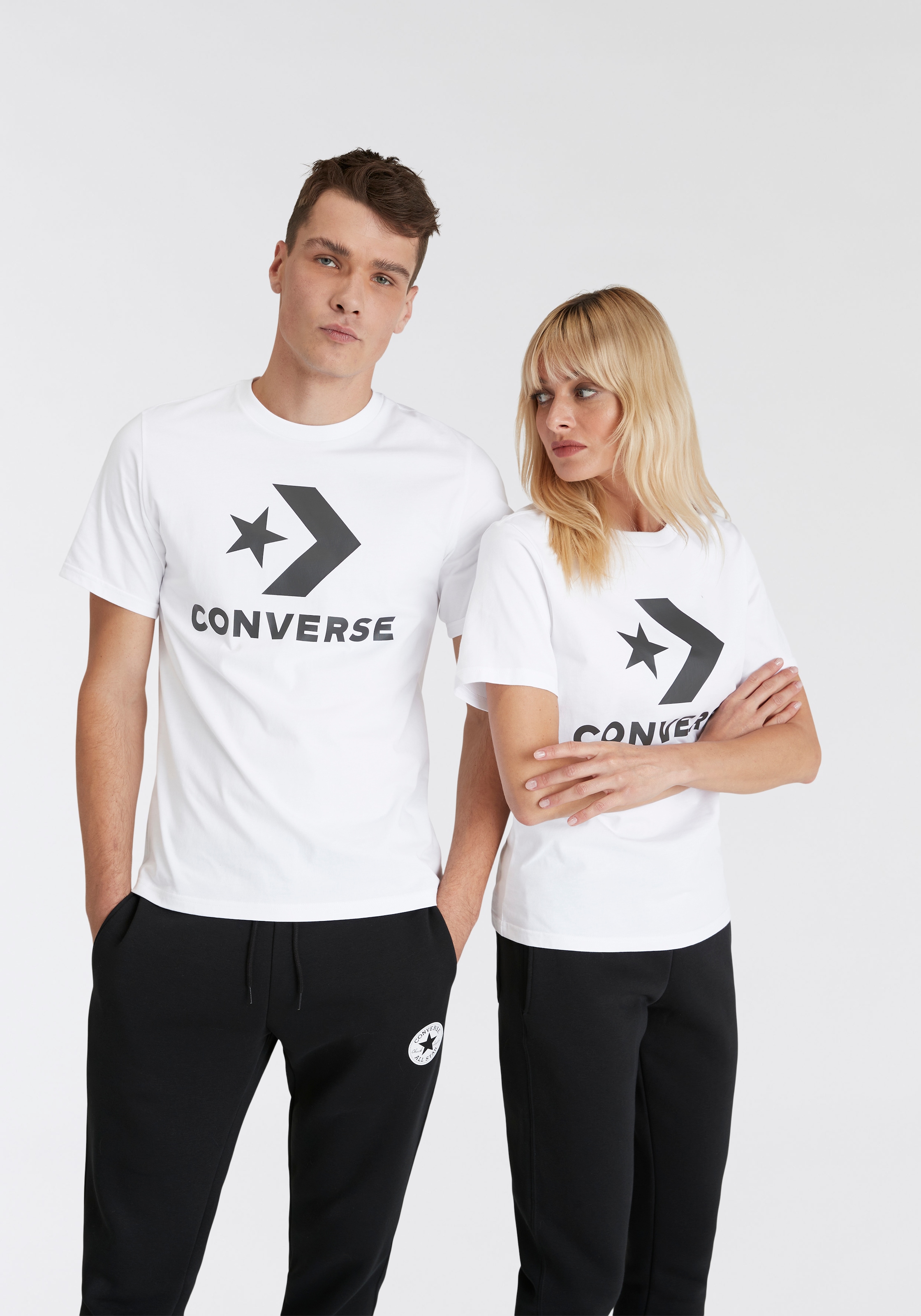 Converse T-Shirt »GO-TO STAR CHEVRON TEE«, (1 tlg.), Unisex