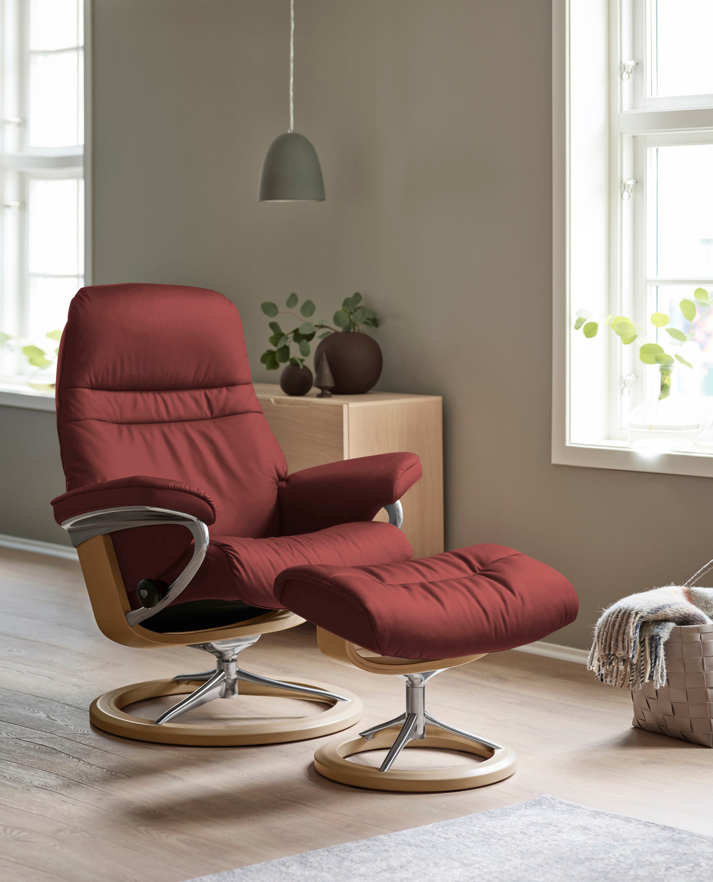 Stressless® Fußhocker »Sunrise«, mit Signature Base, Gestell Eiche