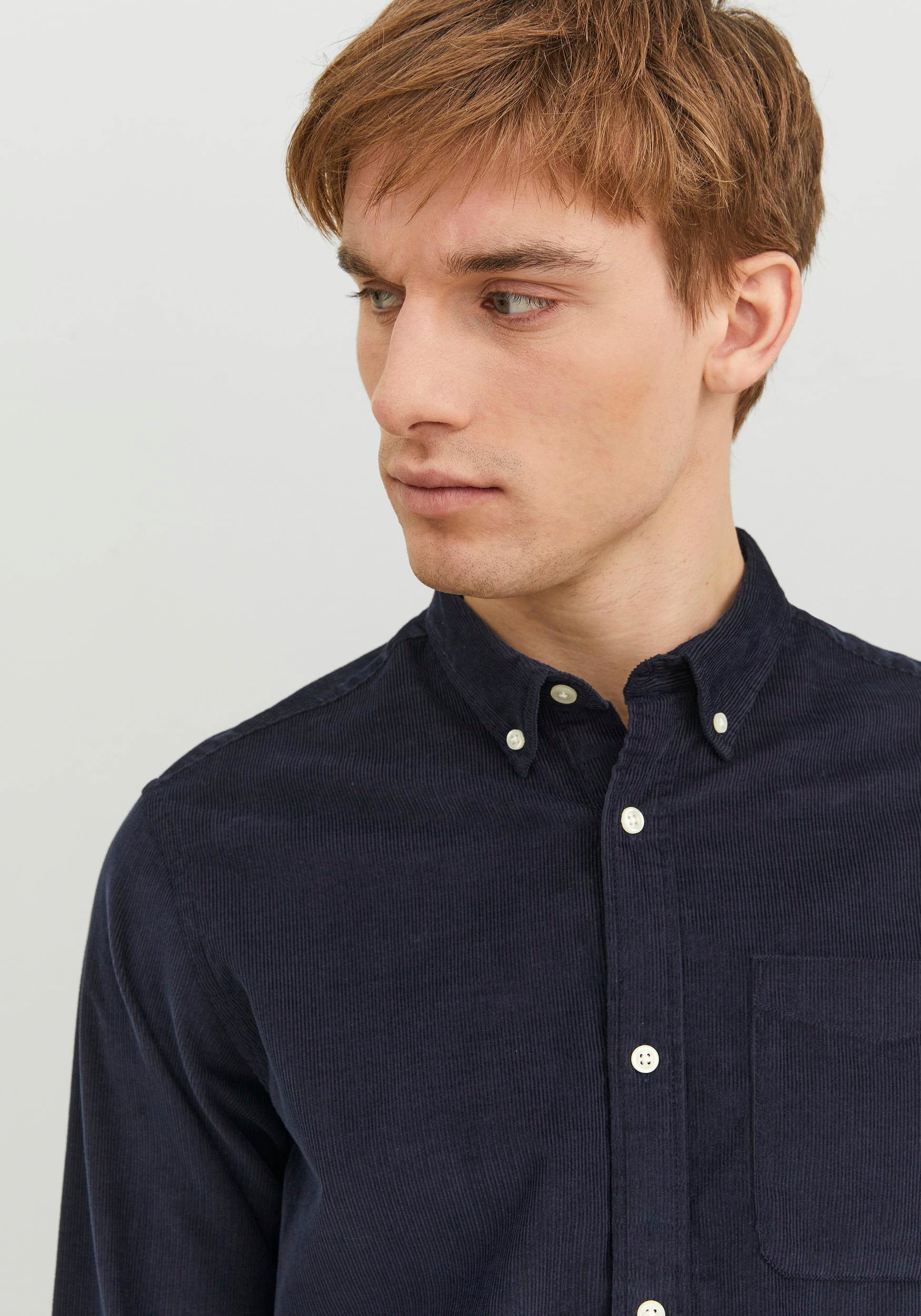 Jack & Jones Langarmhemd »JJECLASSIC CORD SHIRT LS SN«, aus Cord