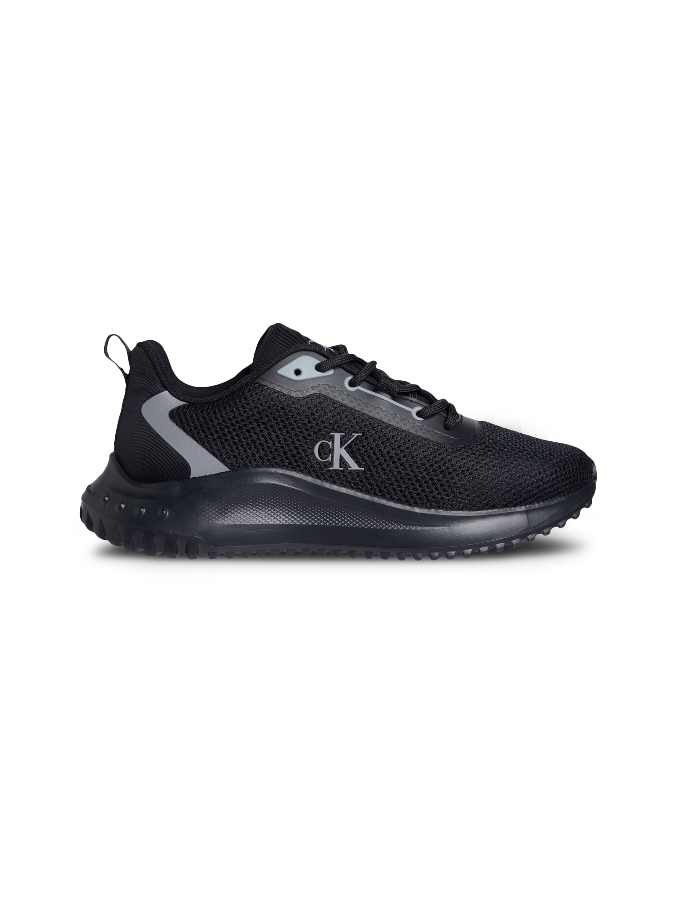 Calvin Klein Jeans Sneaker »EVA RUNNER L-UP MIX MESH LOGO CK«, Schnürschuh, Freizeitschuh, Halbschuh mit CK Logo an der Seite