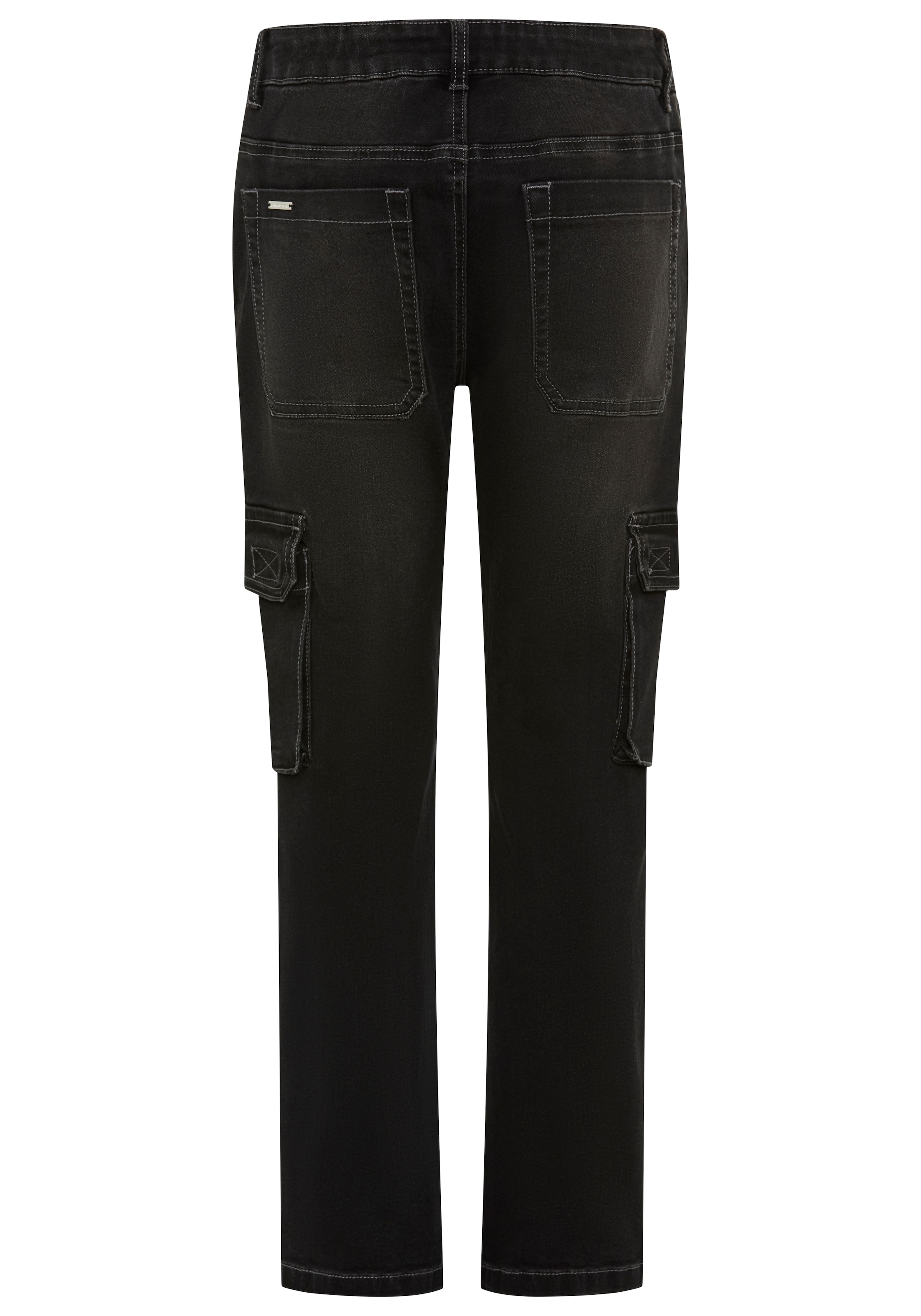 Bruno Banani Loose-fit-Jeans »Cargojeans in lockerer Form von BRUNO BANANI« Lässige Jeans mit Cargo-Taschen, gerades Bein, normale Leibhöhe