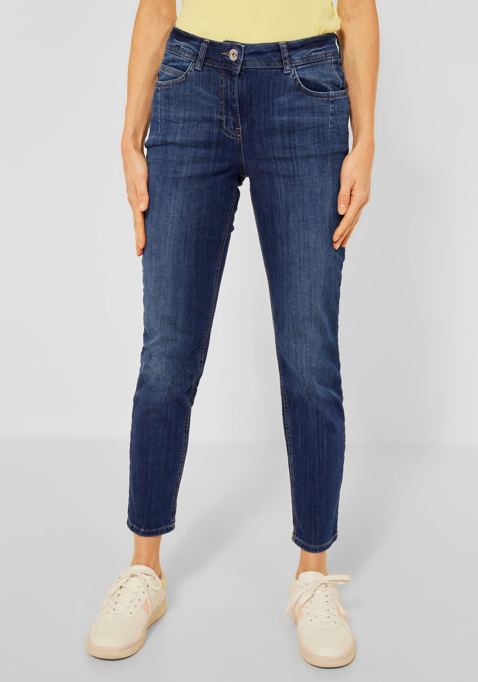 Cecil Slim-fit-Jeans »Style Toronto«, mit mittelblauer Waschung