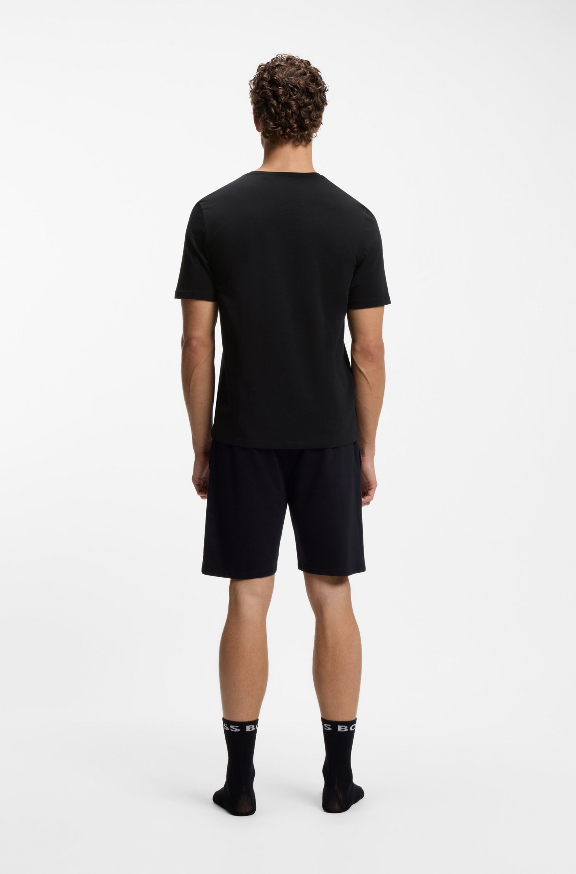 BOSS T-Shirt »Mix&Match T-Shirt R« mit Logostickerei