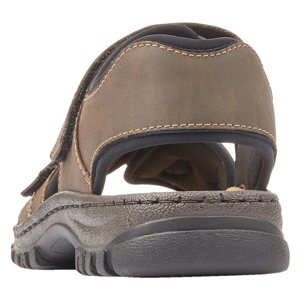 Rieker Riemchensandale, Sommerschuh, Klettschuh, Outdoorschuh, mit Klettriemchen