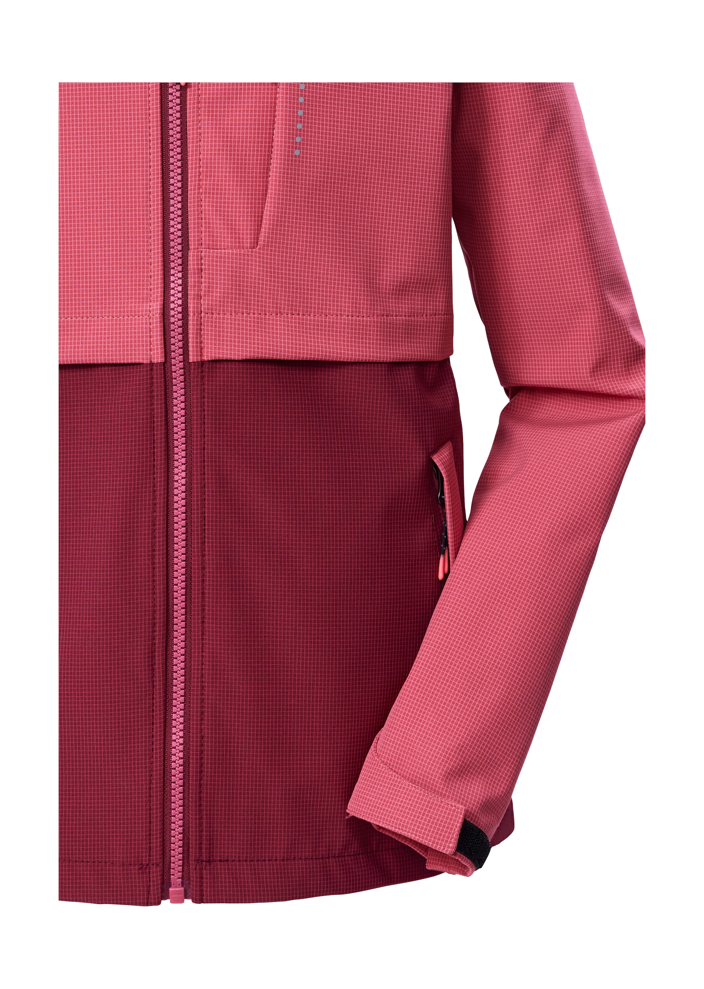 Killtec Softshelljacke »KOS 153 GRLS SFTSHLL JCKT« Winddichte, wasserabweisende Softshelljacke mit Kapuze