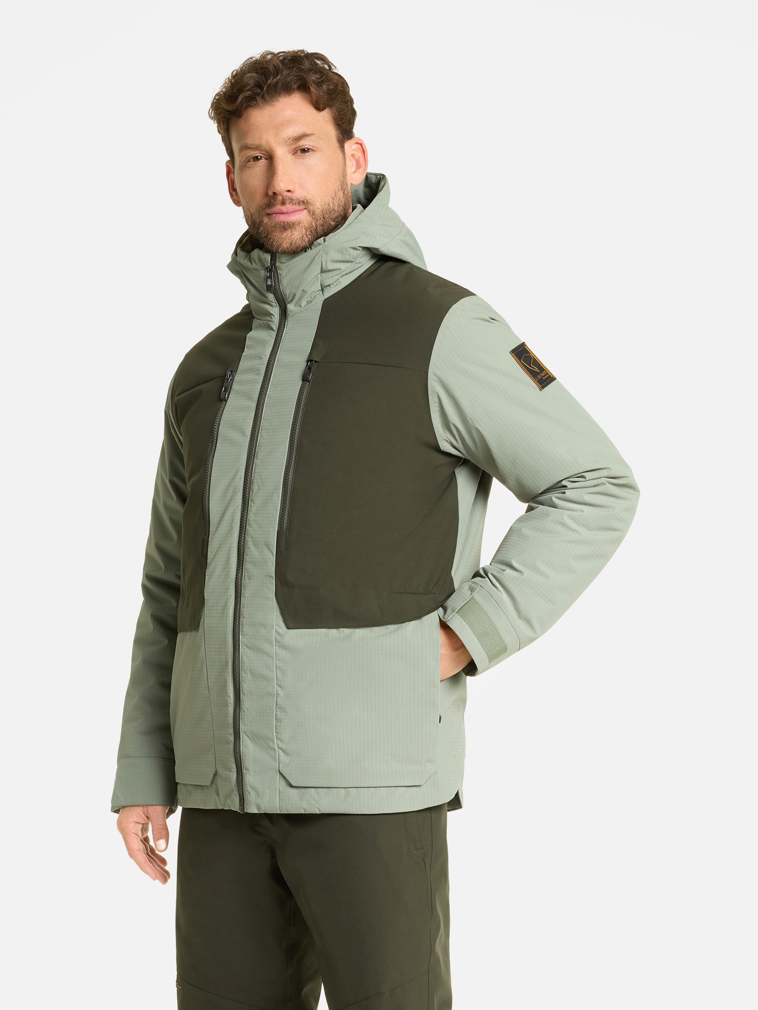 Ziener Skijacke »TORKO-Z AQUASHIELD® HERREN« 3 in 1 Parker, wasserdicht, winddicht, mit wärmender Innenjacke