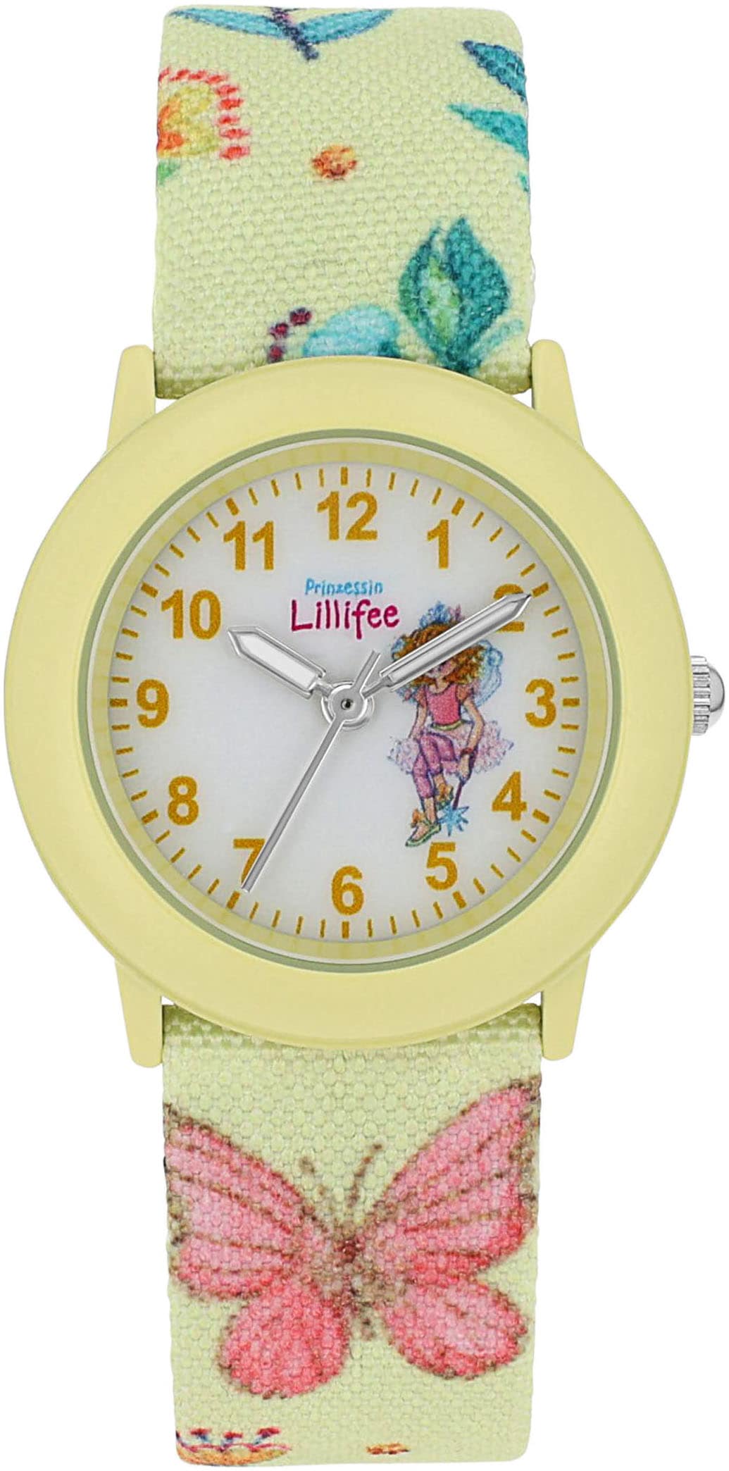 Prinzessin Lillifee Mädchen Quarzuhr Armbanduhr, Kinderuhr, Mädchenuhr, ideal auch als Geschenk in bunt