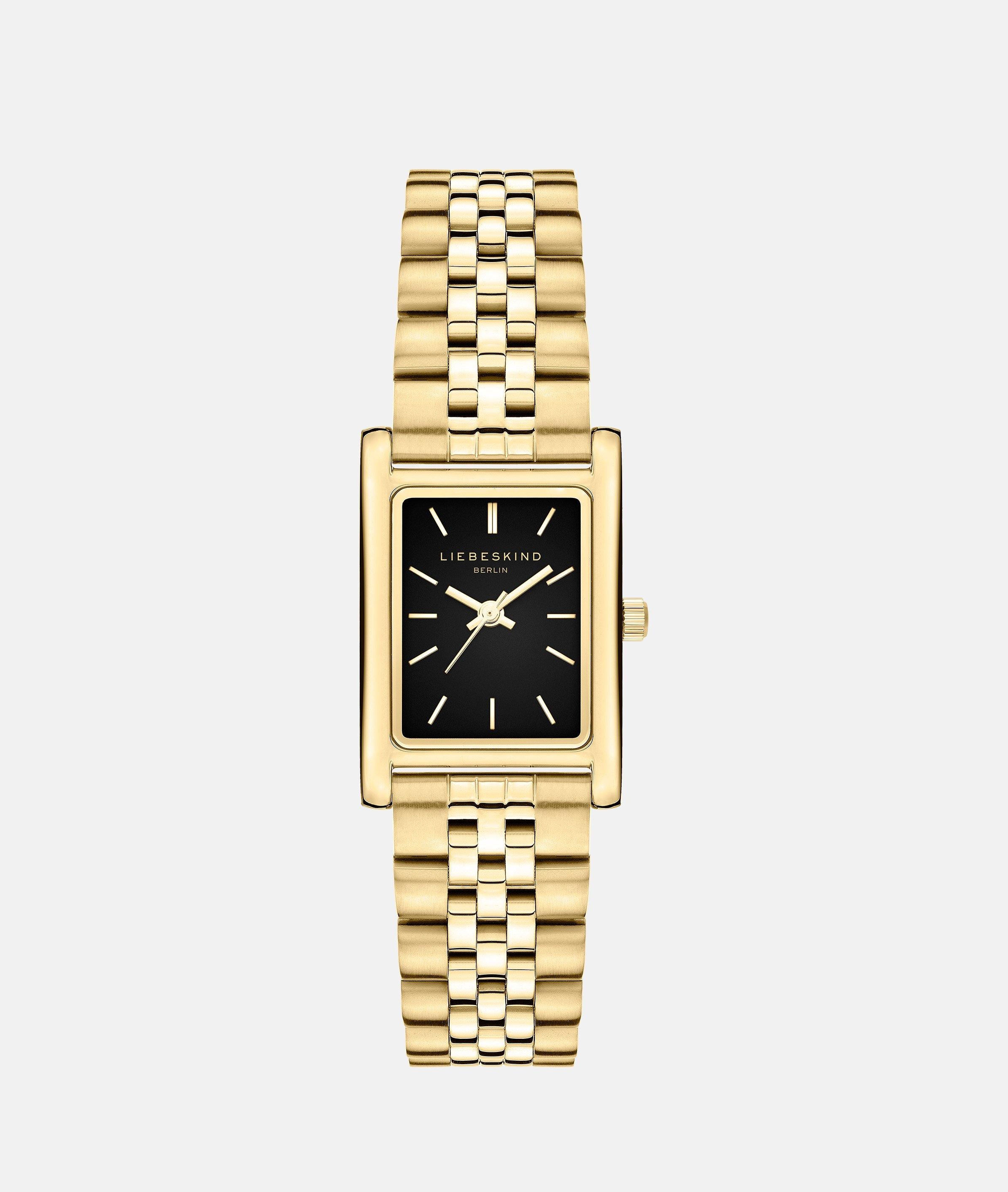 Liebeskind Berlin Quarzuhr »Classic Square« Armbanduhr, Damenuhr, Edelstahlarmband, analog