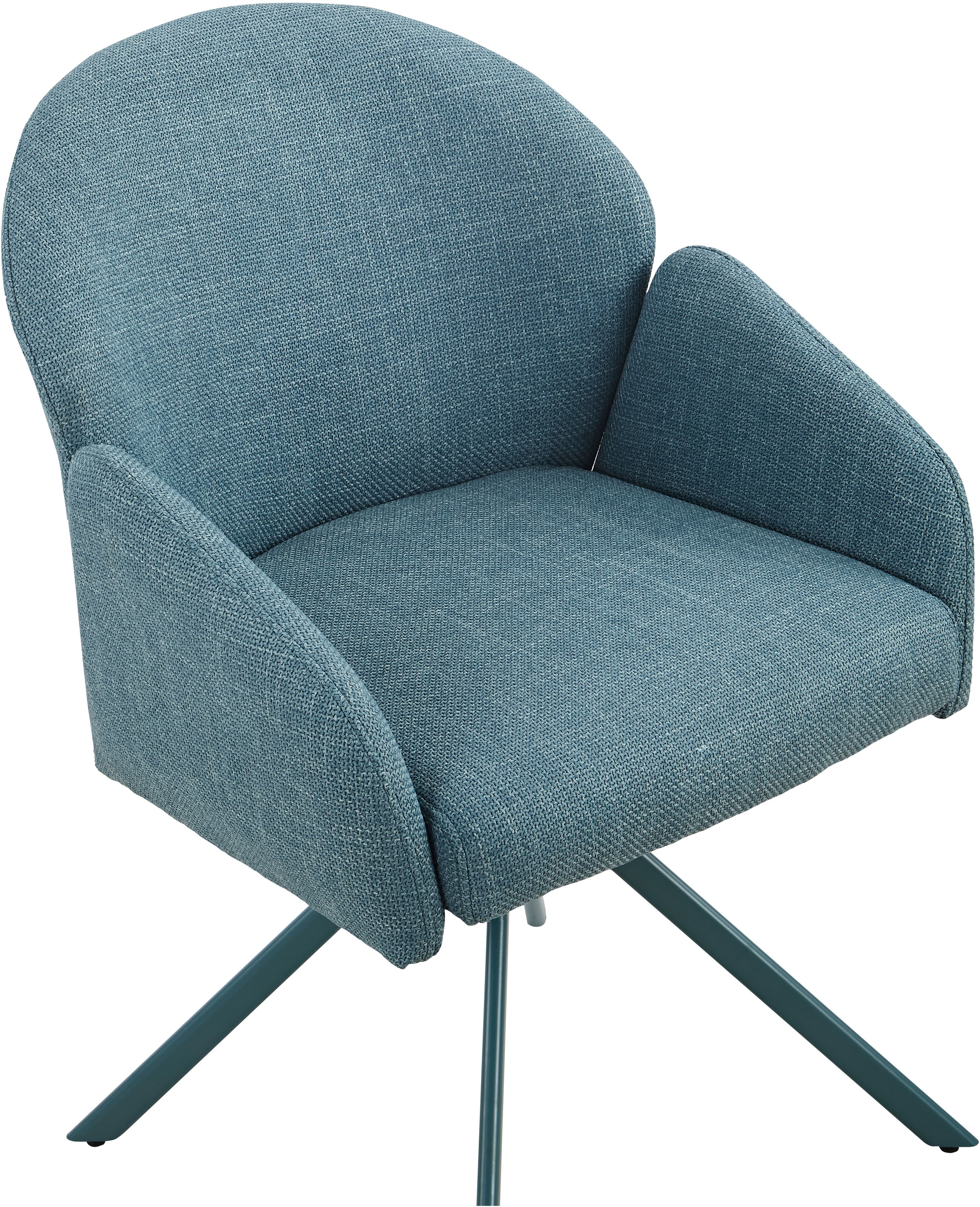 HELA Armlehnstuhl »HOLLY« (Set) 2 Stk.360° drehbar, Armlehnen, Gestell angepasst, Swing Back Komfortrücken