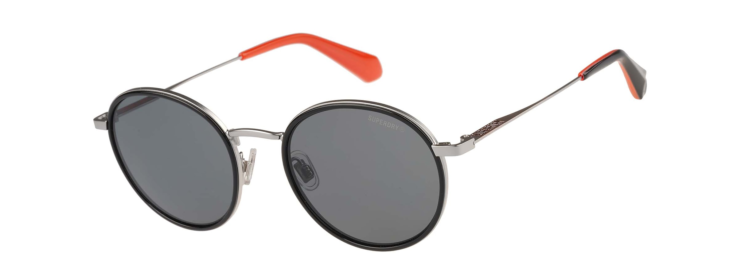 Superdry Sonnenbrille »Modell 995063« Form Rund, Logoschriftzug auf Bügel, Kombifassung