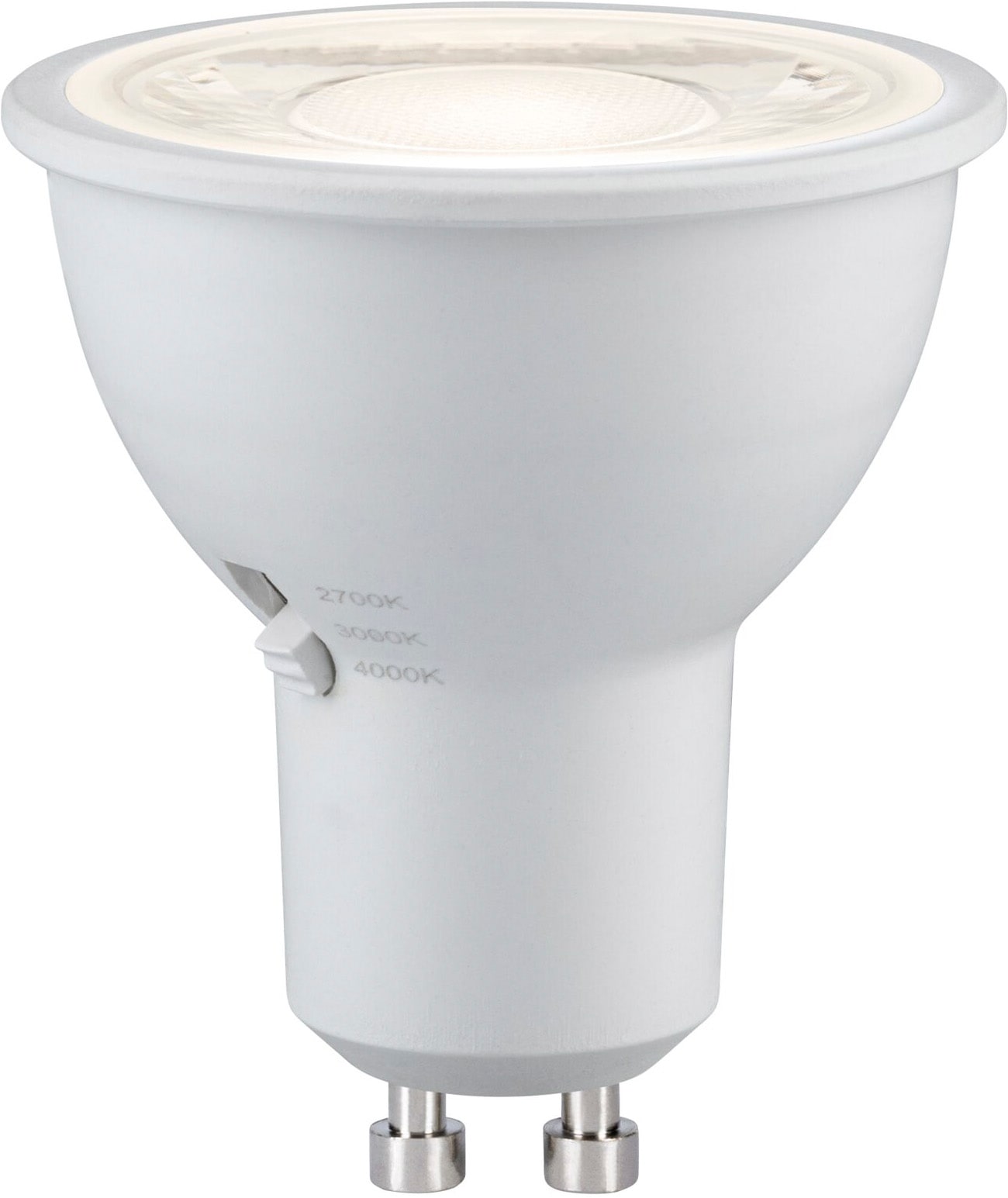 Paulmann LED-Leuchtmittel »450lm 3CCT DipSwitch 50° 4,6W 230V« GU10 1 Stk. Farbwechsler White Select