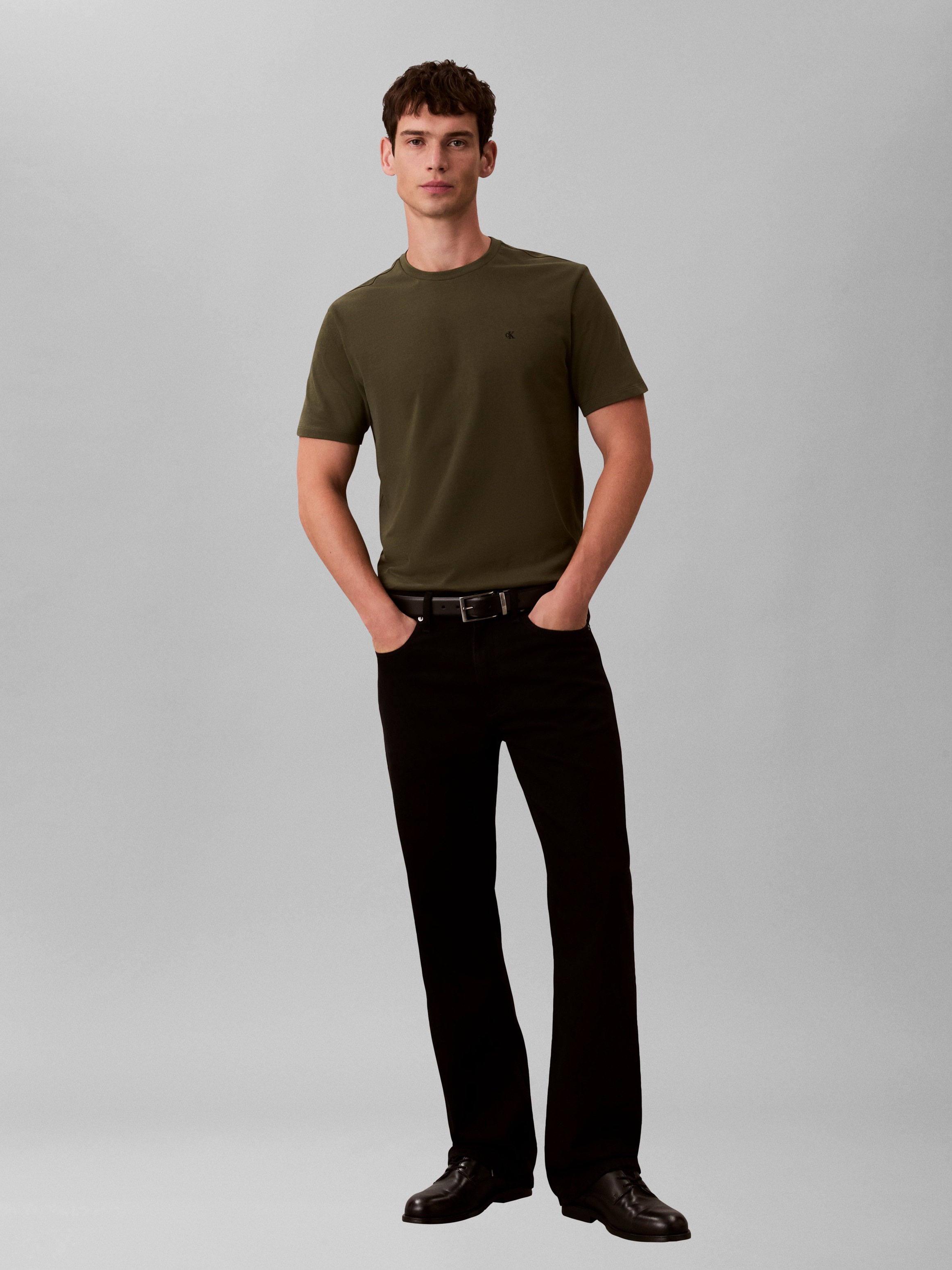 Calvin Klein Jeans T-Shirt »CLASSIC MONOGRAM« regular fit, Rundhalsausschnitt