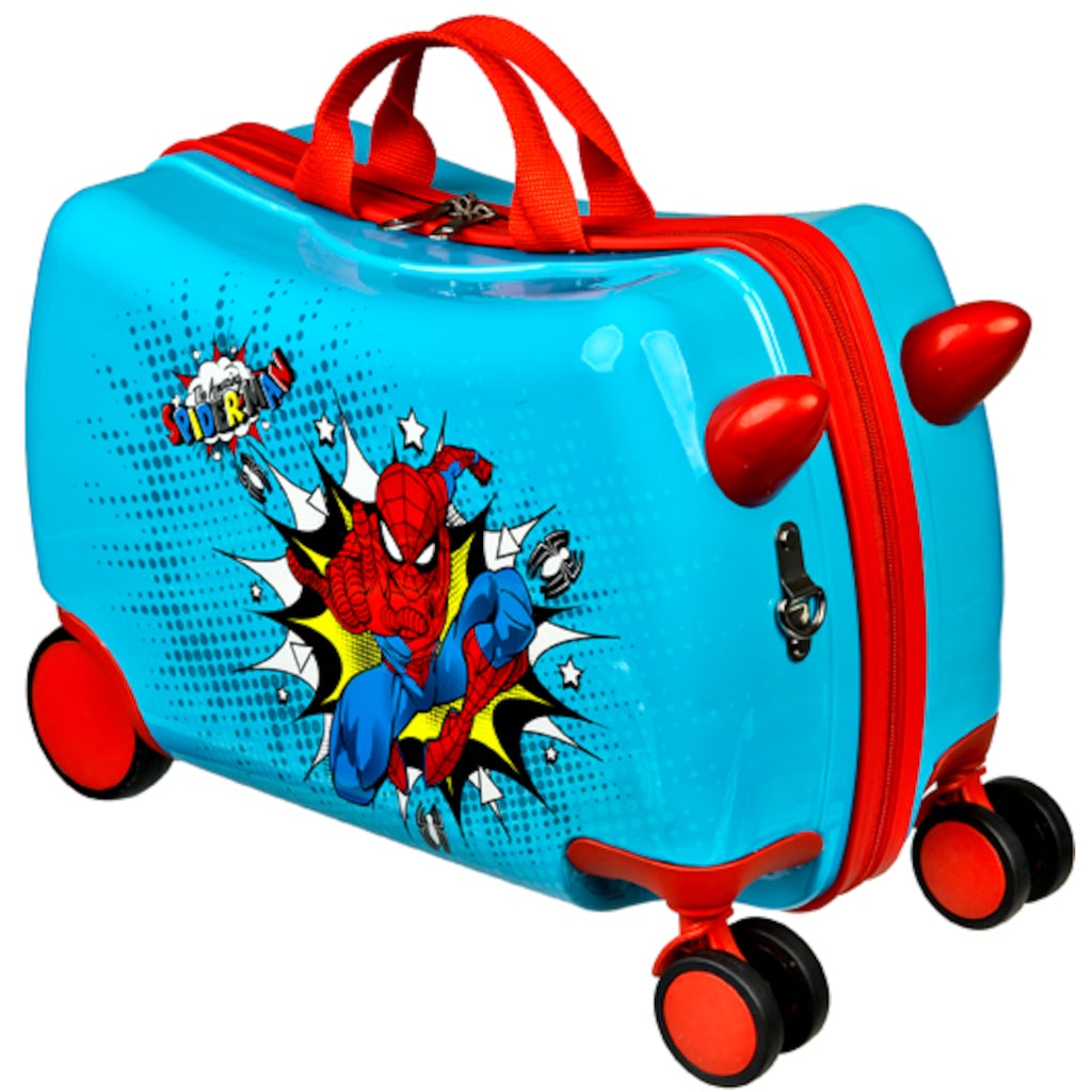 UNDERCOVER Kinderkoffer »Ride-on Trolley, Spider-Man«, 4 Rollen