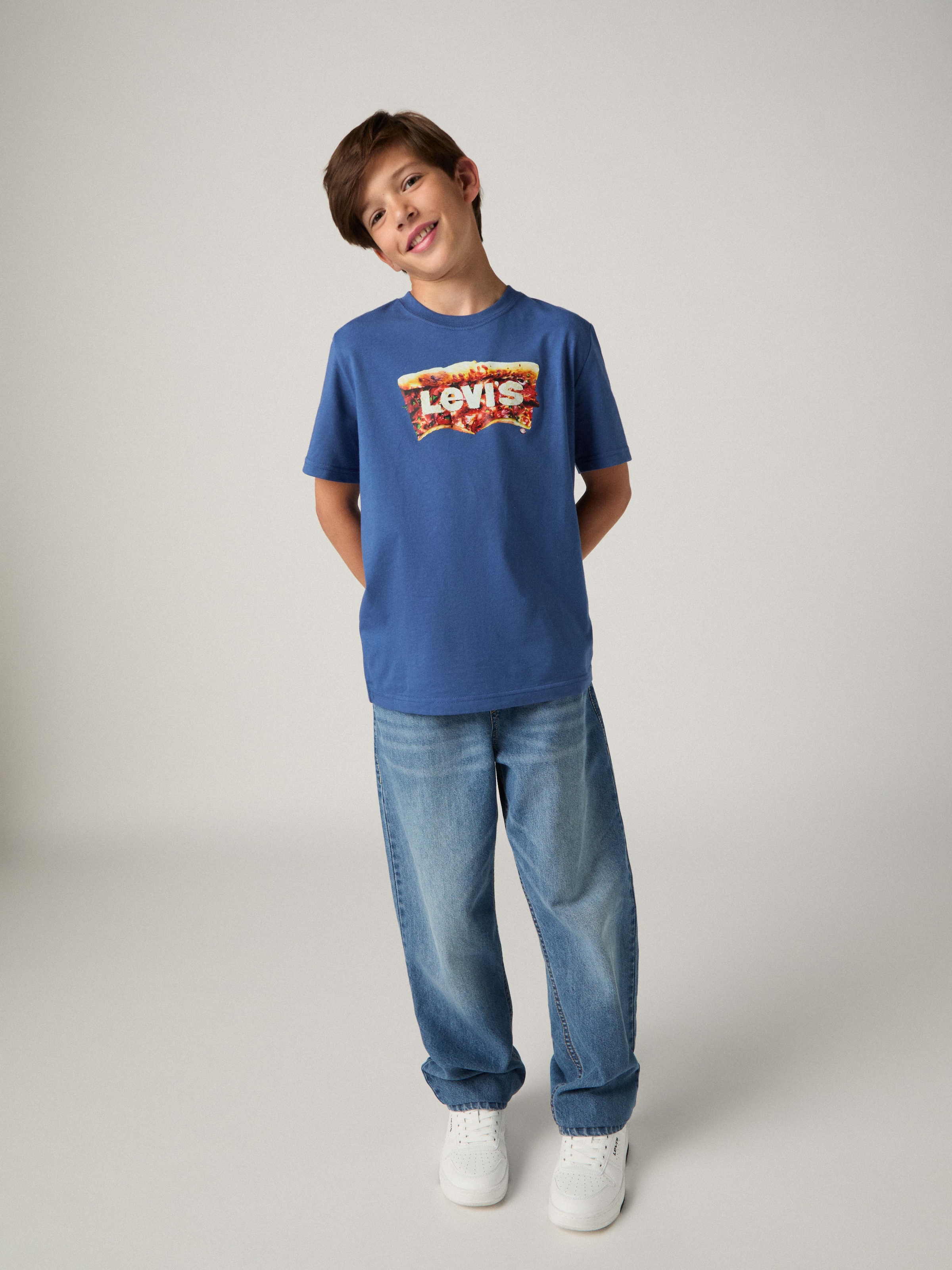 Levi's® Kids Loose-fit-Jeans »LVB PULL ON STAY LOOSE TAPER J« im Five-Pocket Style