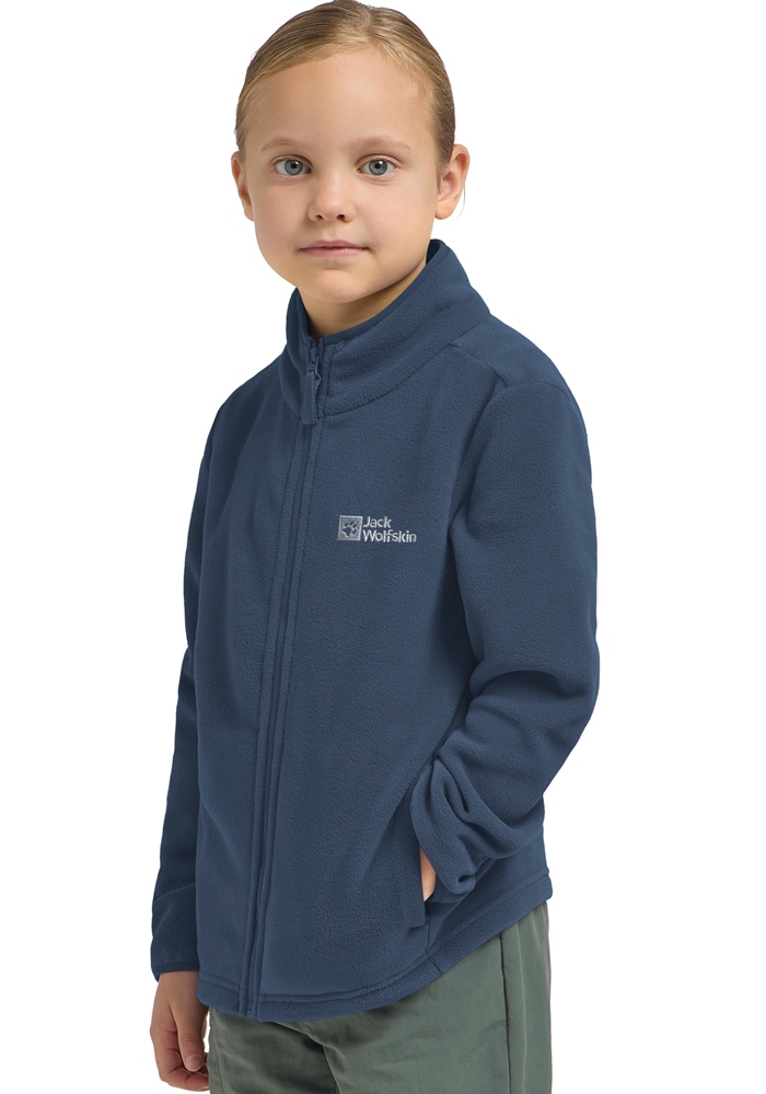Jack Wolfskin Fleecejacke »TAUNUS JACKET K«, Winddicht, atmungsaktiv, Übergangsjacke