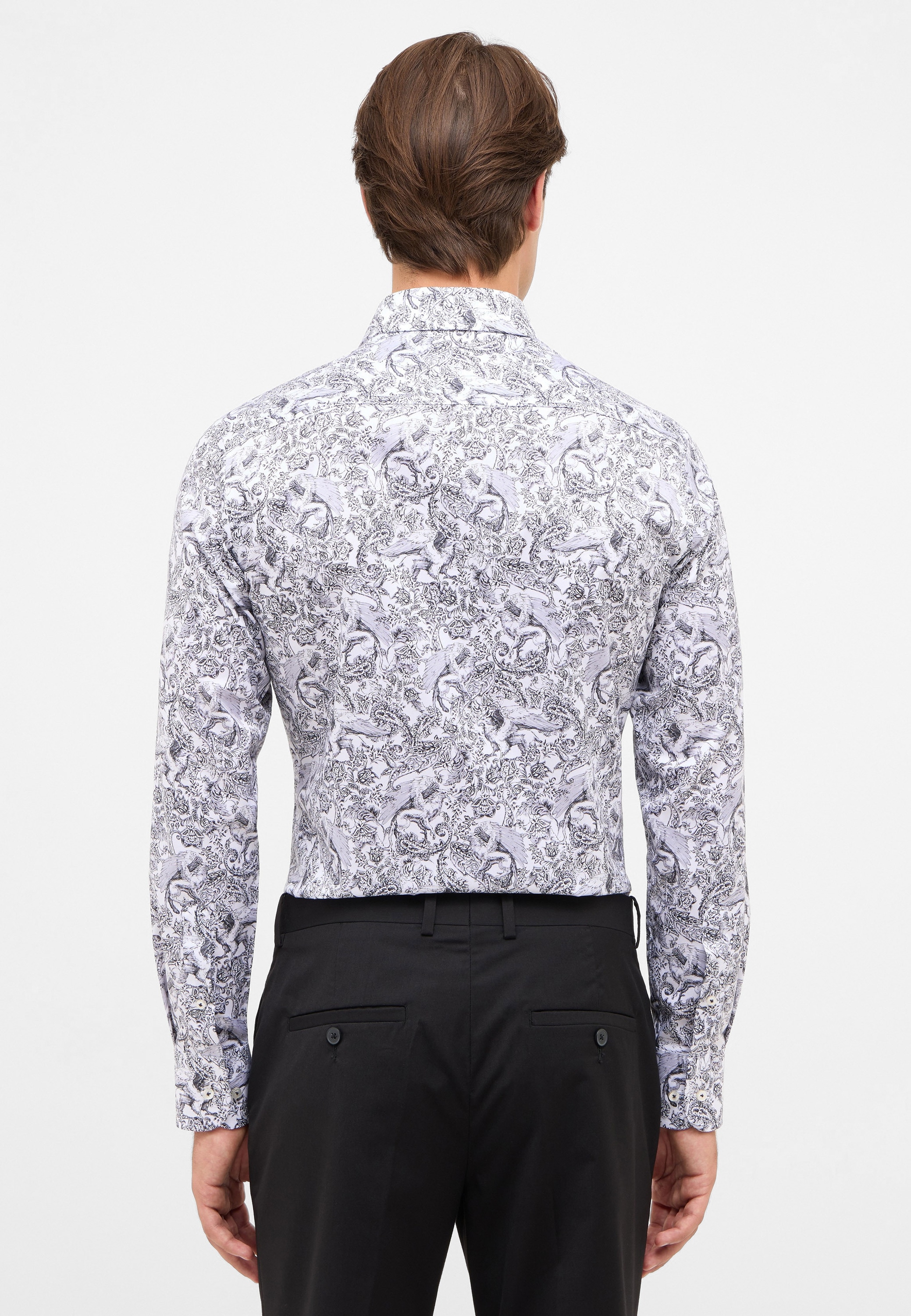 Eterna Langarmhemd »SLIM FIT«, NON IRON (bügelfrei)