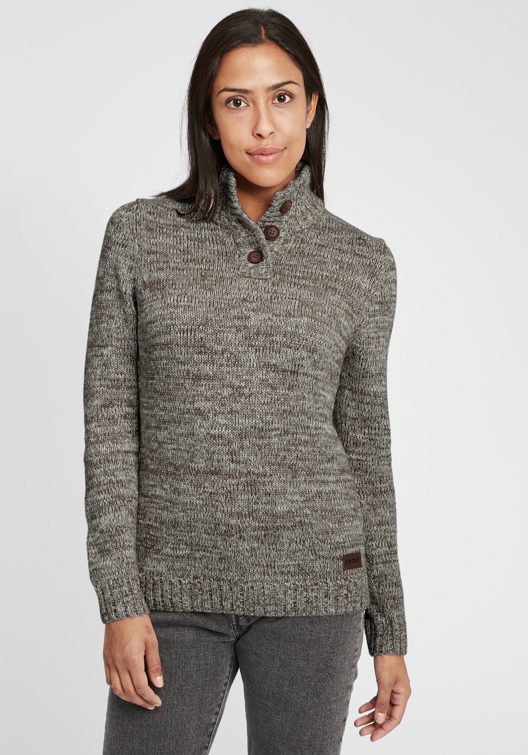 OXMO Strickfleece-Pullover »Strickpullover OXPhiklicita«
