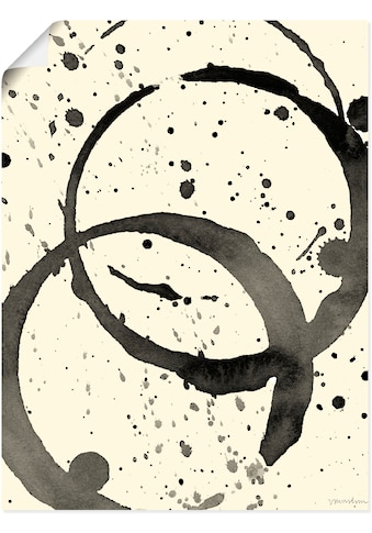Poster »Farbränder III«, Muster, (1 St.)