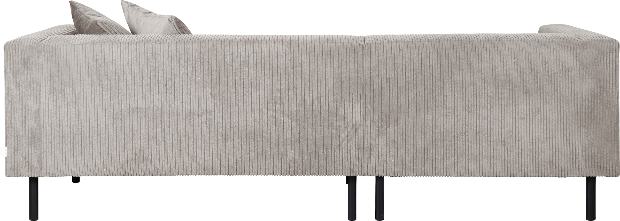 Home affaire Ecksofa »Lillibeth L-Form Designsofa, Maße B/T/H: 240/173/83 cm«, Zierkissen als Wendekissen, in Samtoptik oder Cord