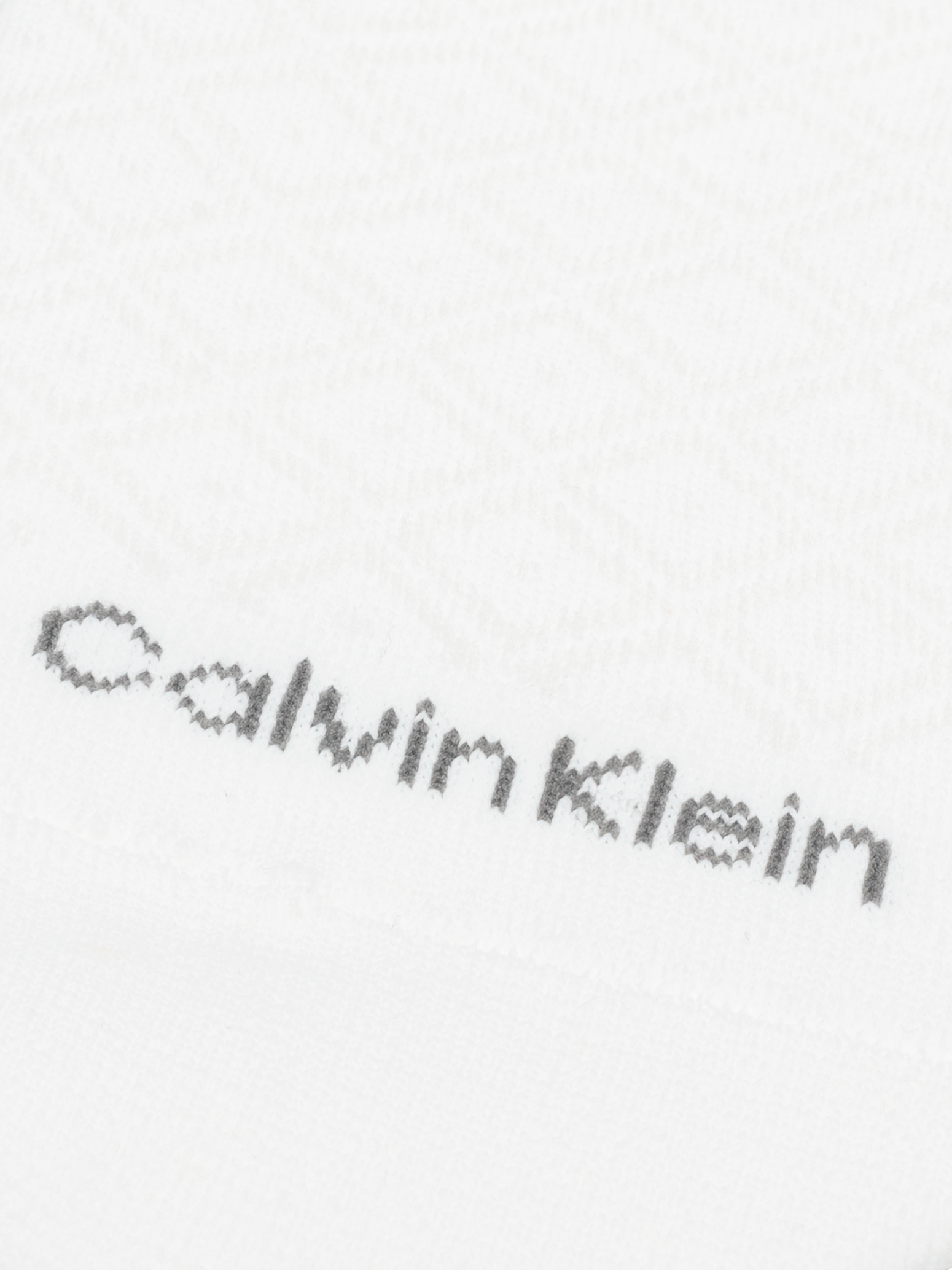 Calvin Klein Jeans Füßlinge »CK WOMEN FOOTIE HIGH CUT 2P DIAMOND«, (2 Paar), Mit gewelltem Rand und tollem Muster