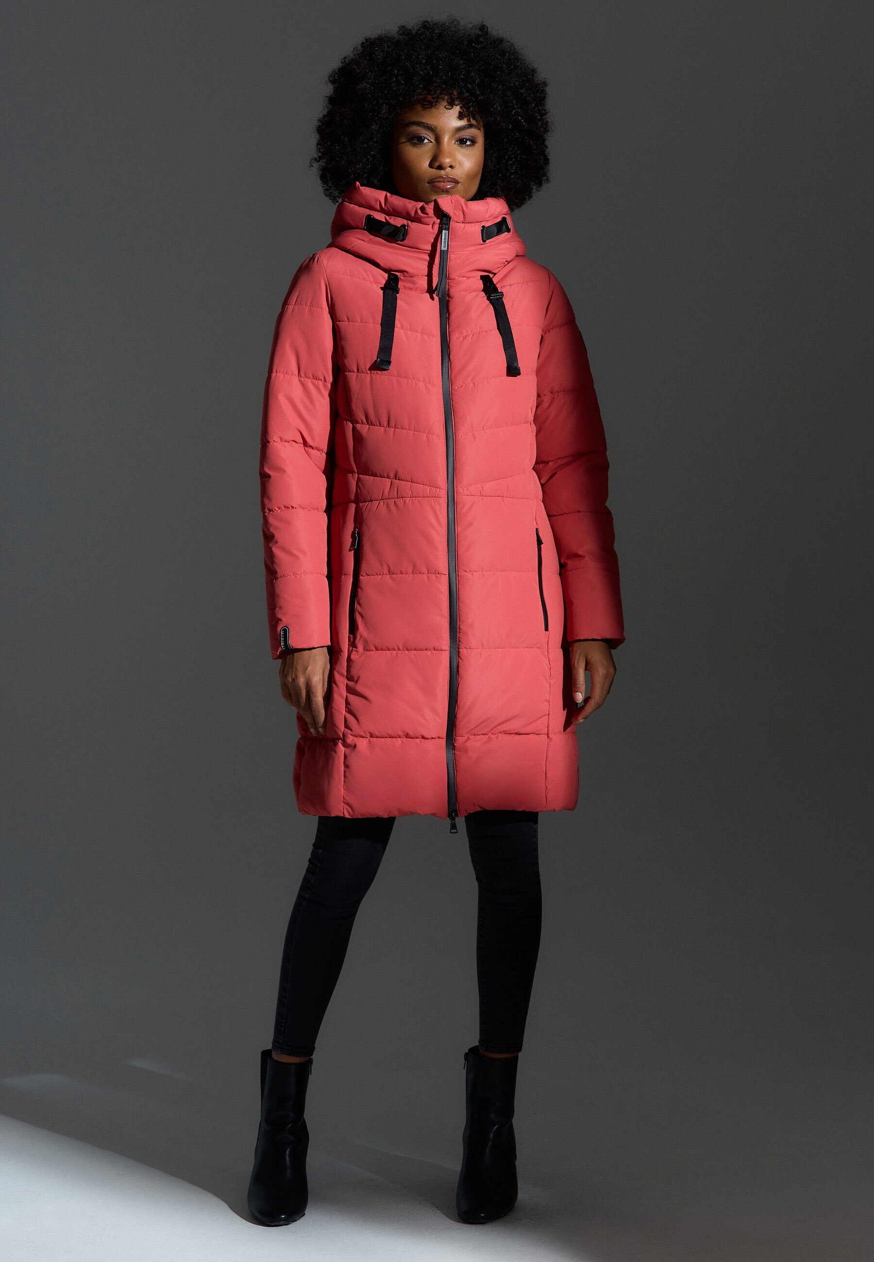 Marikoo Winterjacke »Marikoo Natsukoo Damen Winter Steppjacke lang B978«