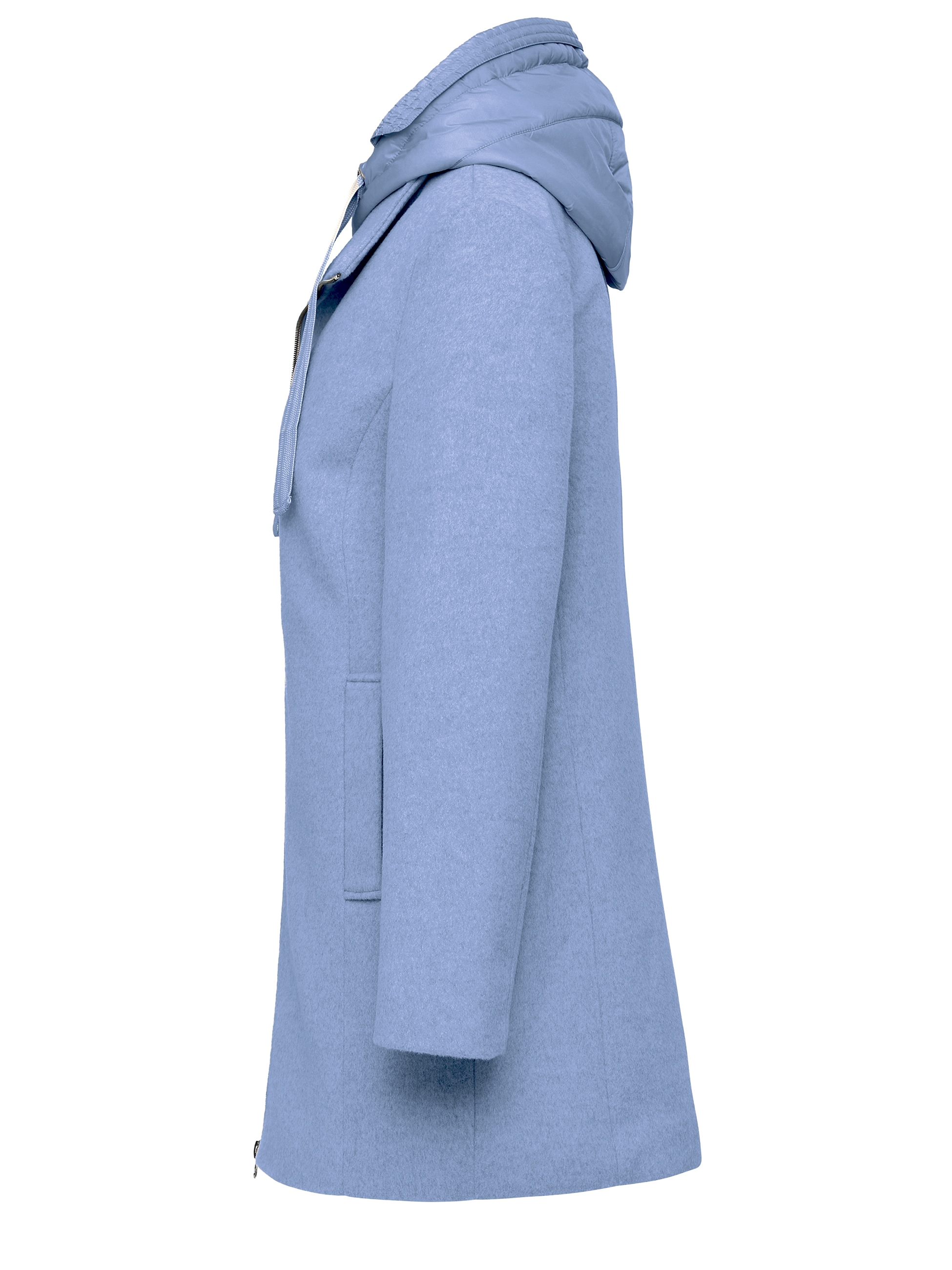 MANISA Wolljacke, mit Kapuze, mit herausnehmbarer Kapuze