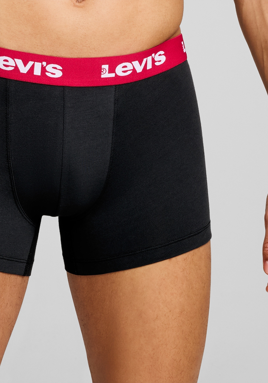 Levi's® Boxershorts »LEVIS MEN REPEAT LOGO BOXER BRIEF« 2er Pack,  ohne Eingriff, Logobund, elastisch