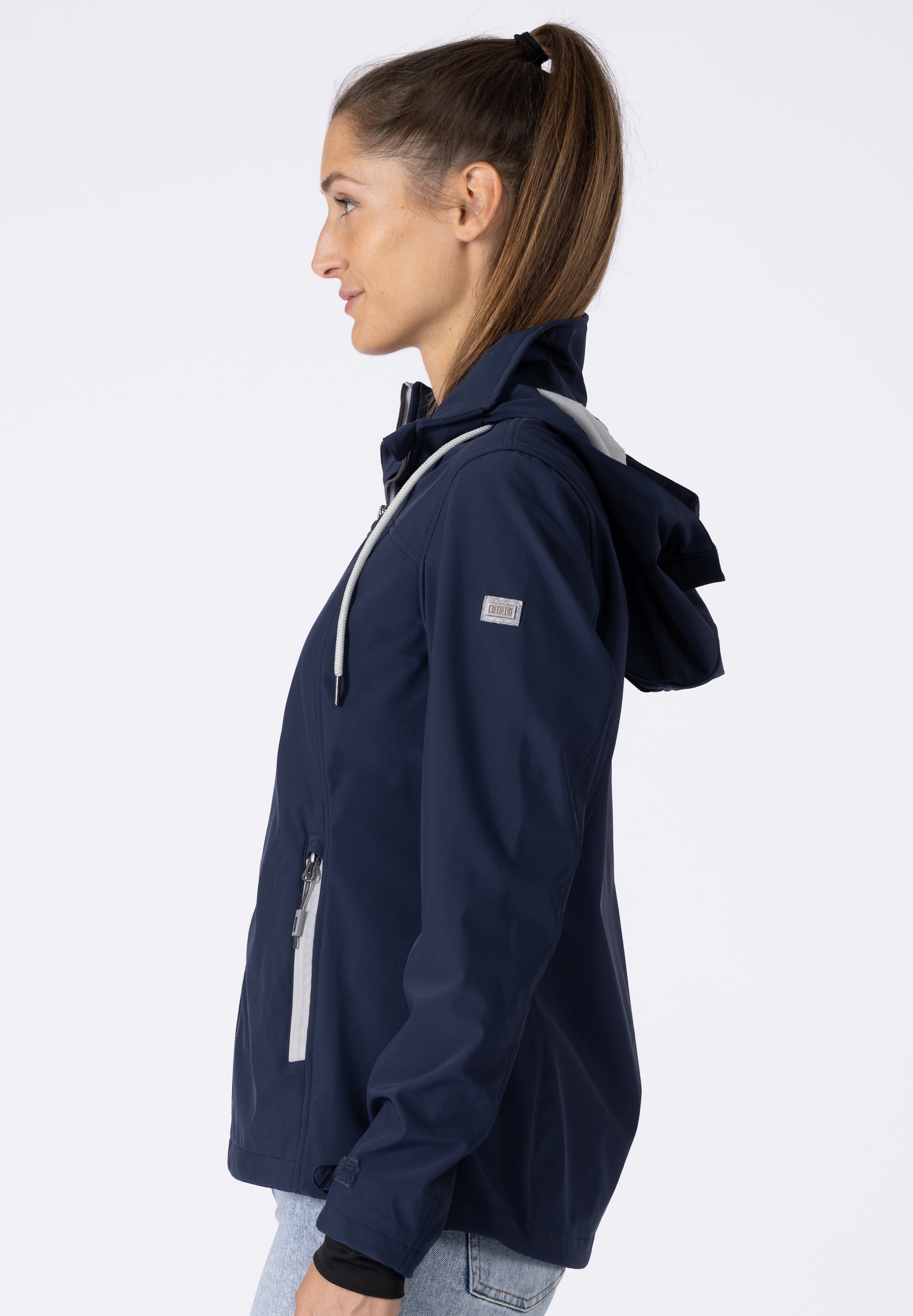 DEPROC Active Softshelljacke »DECORAH PEAK V WOMEN«, mit abnehmbarer Kapuze