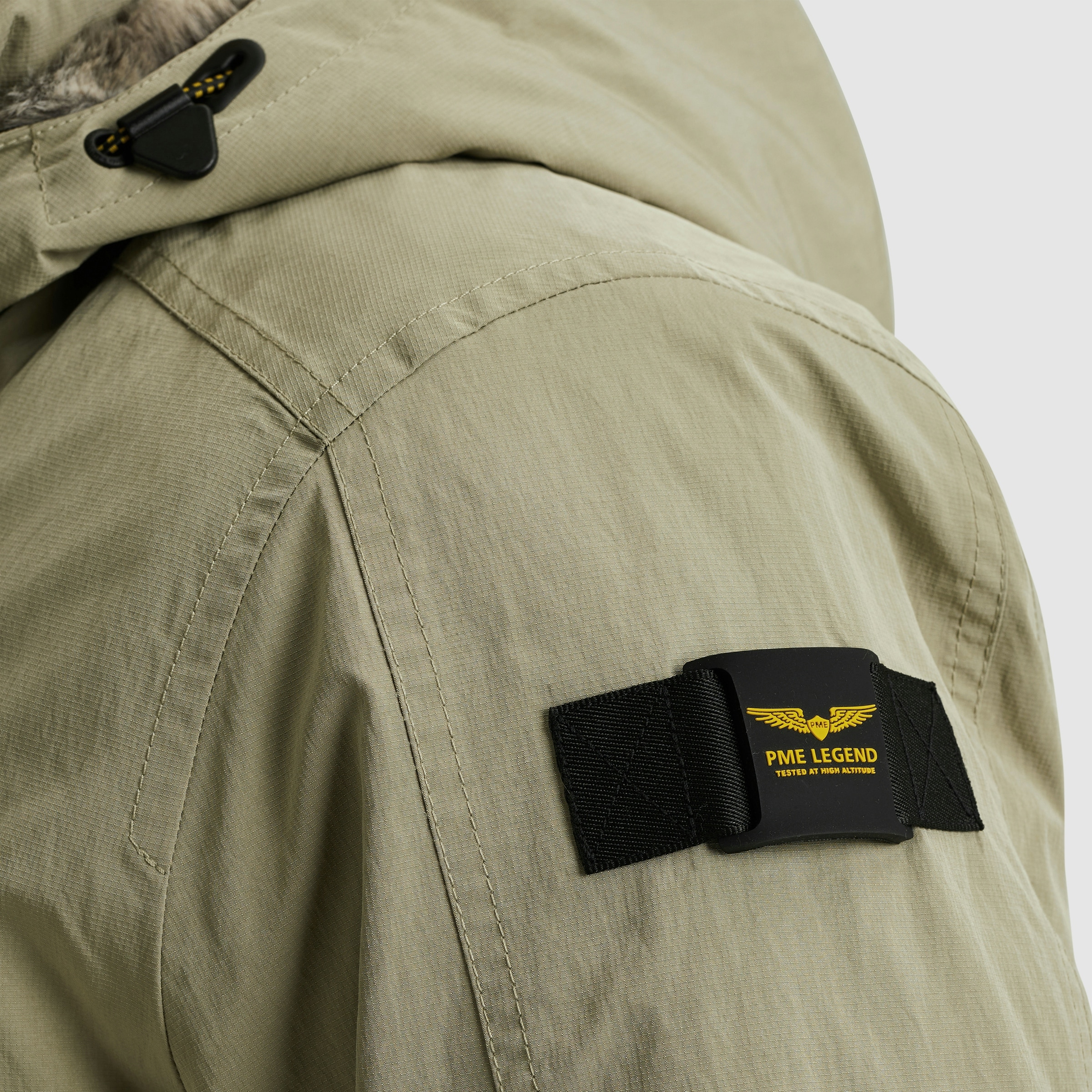 PME LEGEND Winterjacke mit Kapuze Herausnehmbares Fellimitat