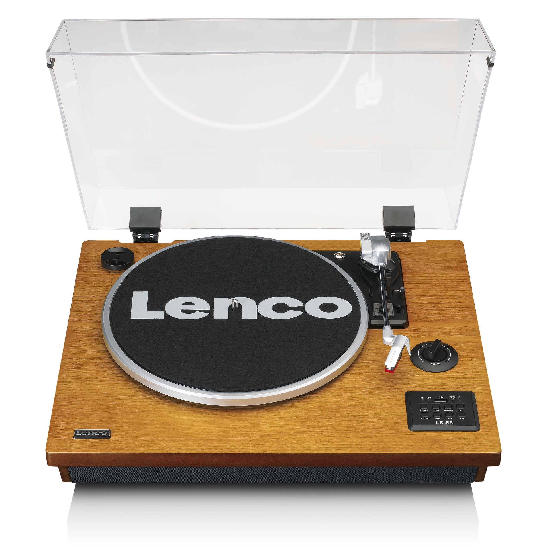 Lenco Plattenspieler »LS-55WA - BT, USB, MP3, Lautsprecher«