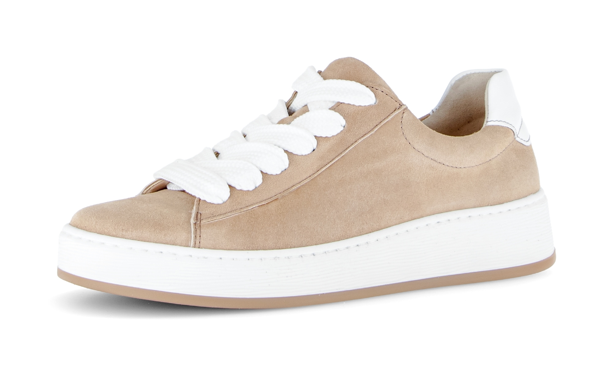 Gabor Plateausneaker »FLORENZ«  , Freizeitschuh, Halbschuh, Schnürschuh, dezente Ziernähte, G-Weite