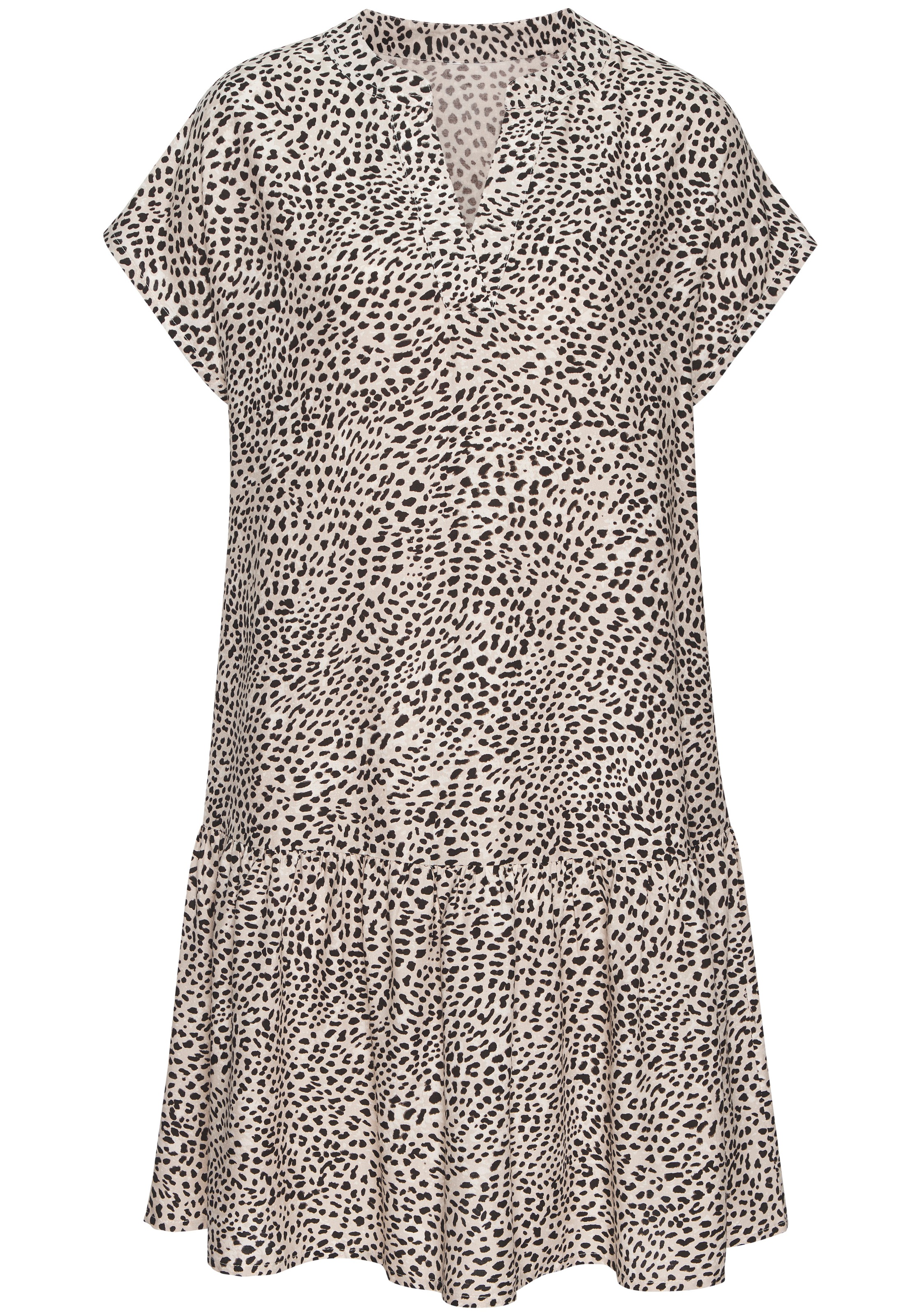 LASCANA Blusenkleid mit Allover Animal-Print