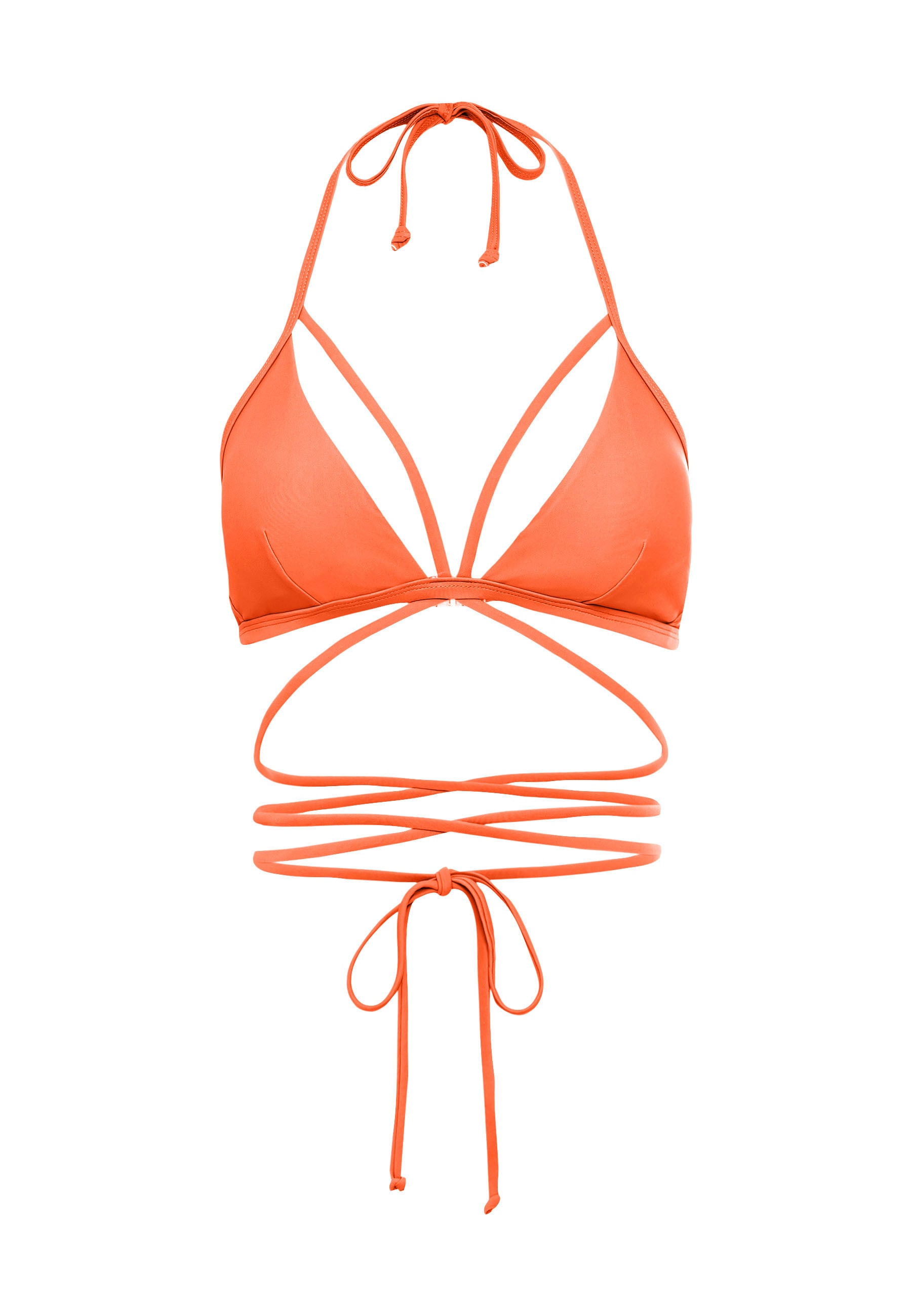 LSCN by LASCANA Triangel-Bikini-Top »Gina«, mit langem Bindeband