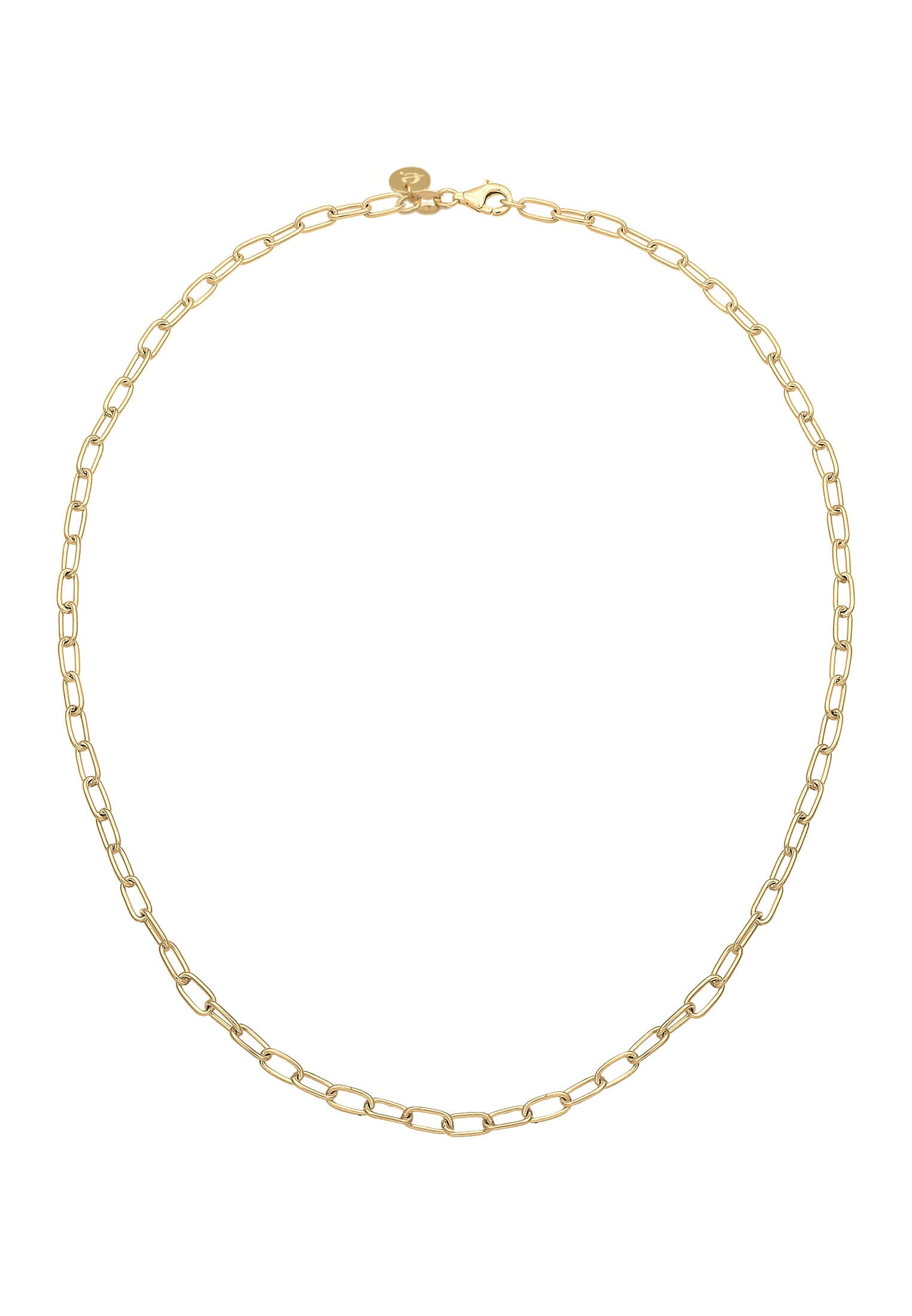 Elli Premium Kette ohne Anhänger »Halskette Basic Gliederkette Blogger Trend 925er Silber«