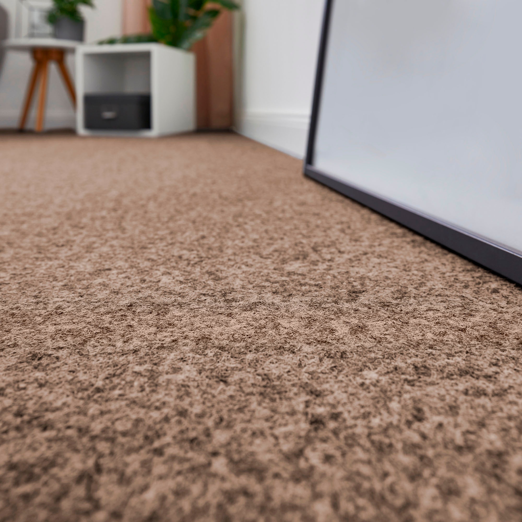 Andiamo Teppichboden »Invita, Nadelvlies, Made in Belgium«, rechteckig, 5 mm Höhe, melierte Optik, Breite 200 cm oder 400 cm, robust & strapazierfähig