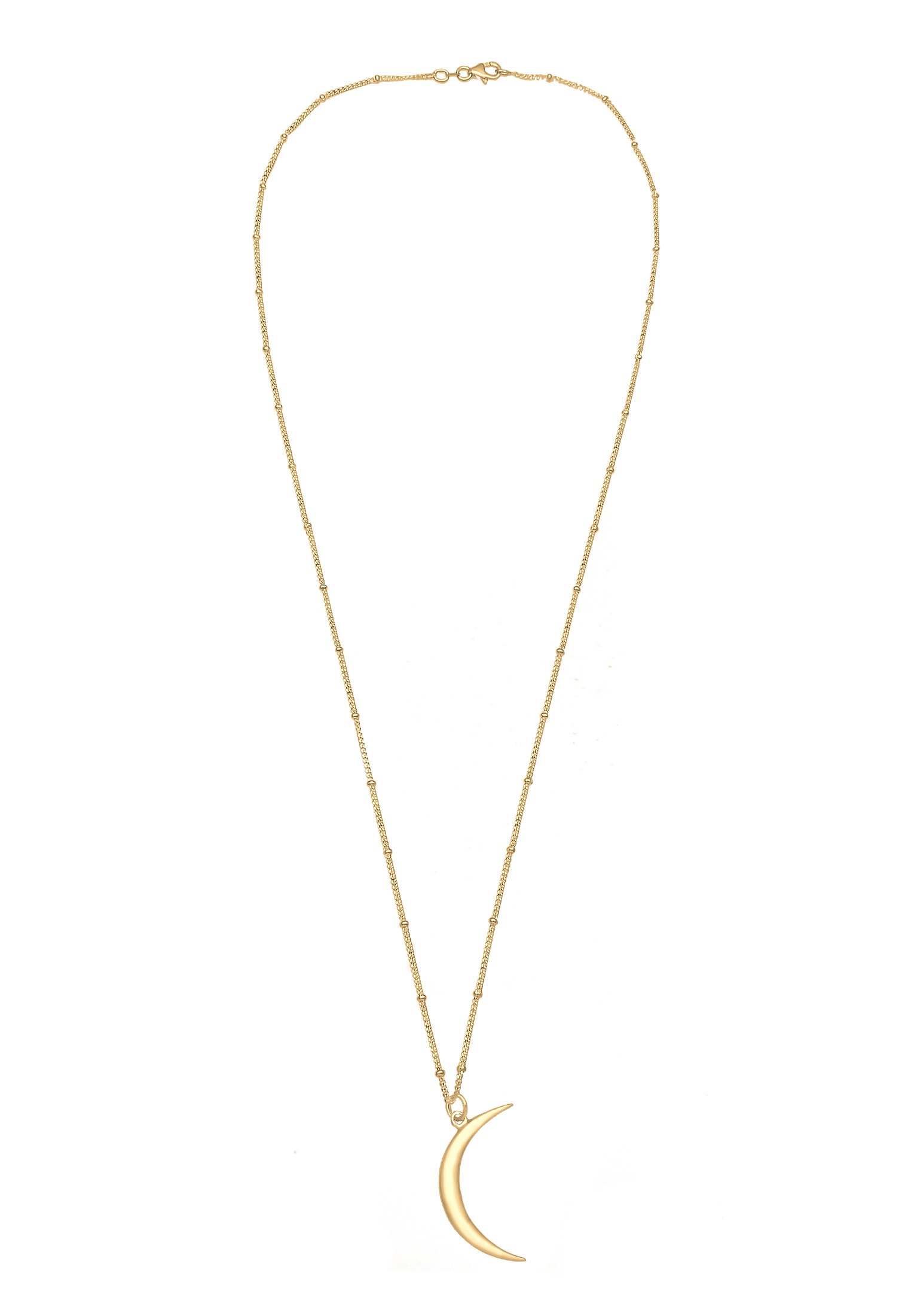 Elli Lange Kette »Halskette Halbmond Sichel 925 Sterling Silber«