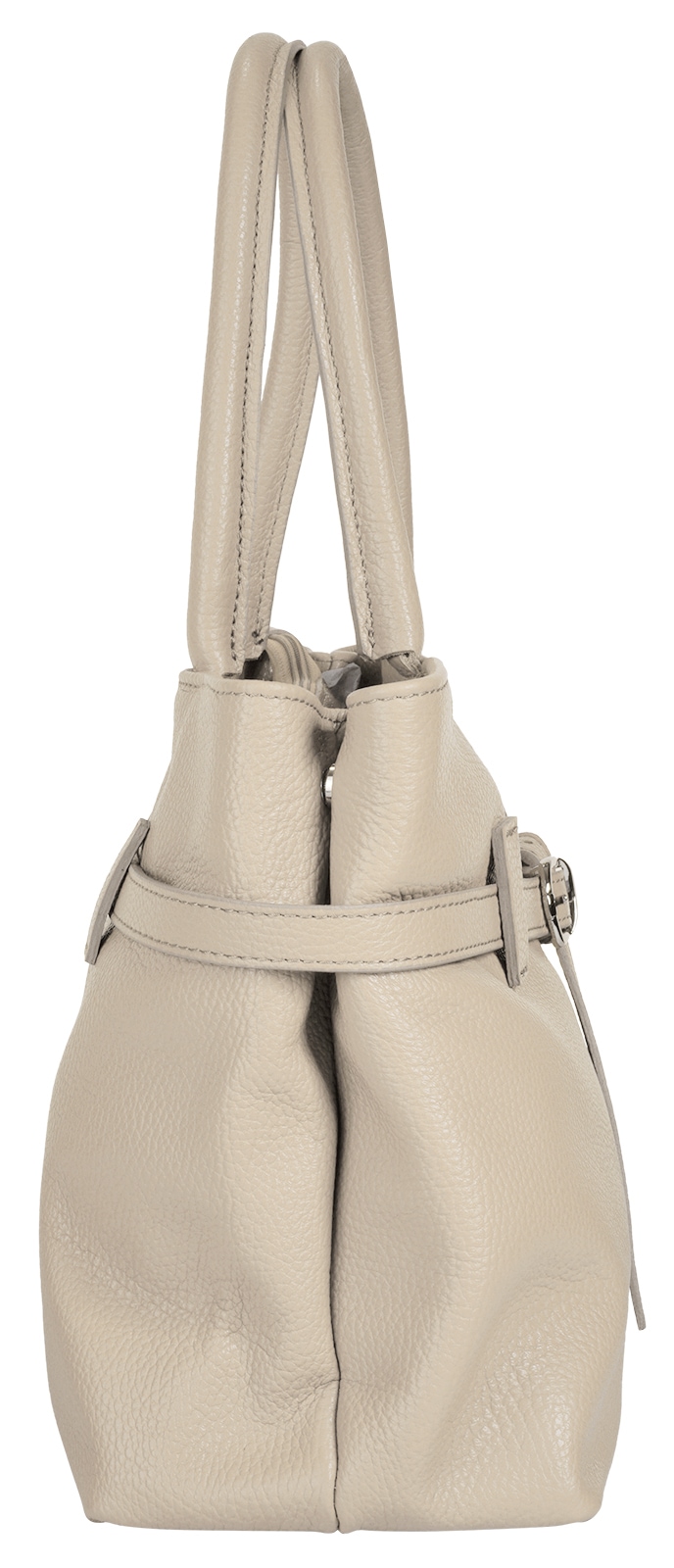Cluty Henkeltasche, echt Leder, Made in Italy
