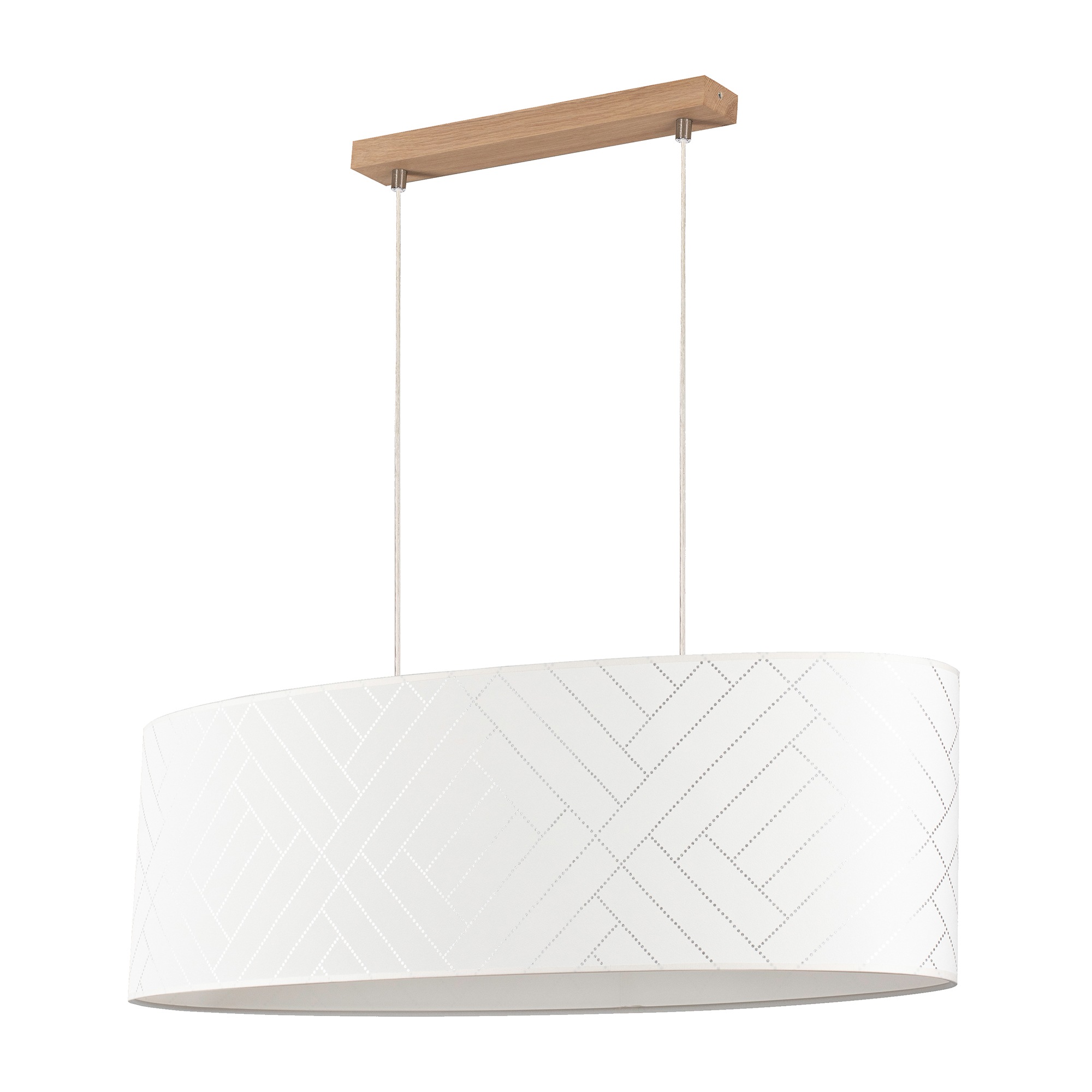BRITOP LIGHTING Pendelleuchte »PUNTO«, E27, Hängeleuchte, Lampenschirm aus laminierter Tapete, Baldachin aus Metall, Kürzbar, Passende LM E27 / exklusive, Made in Europe