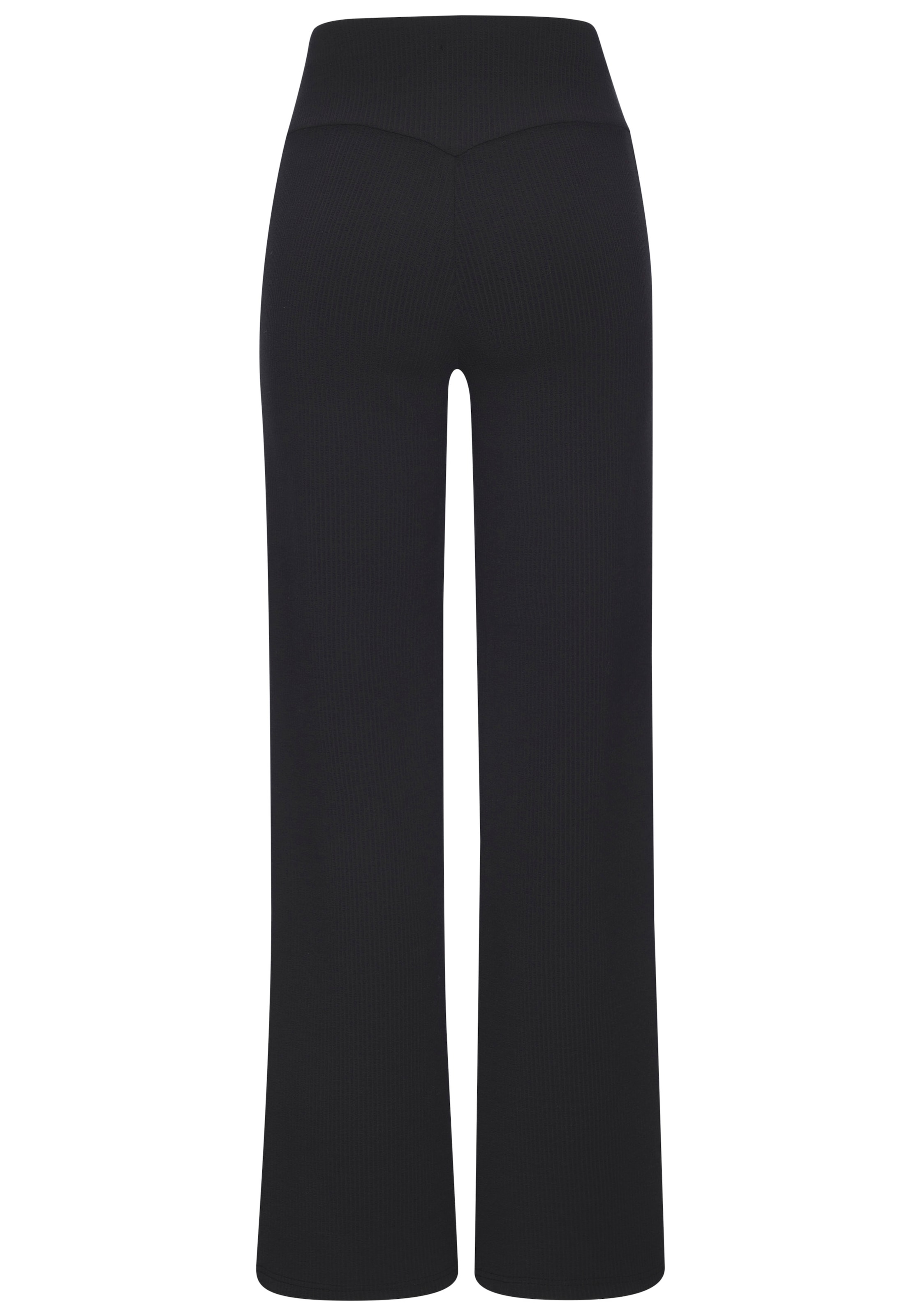 LASCANA ACTIVE Sporthose  aus elastischer Rippstruktur