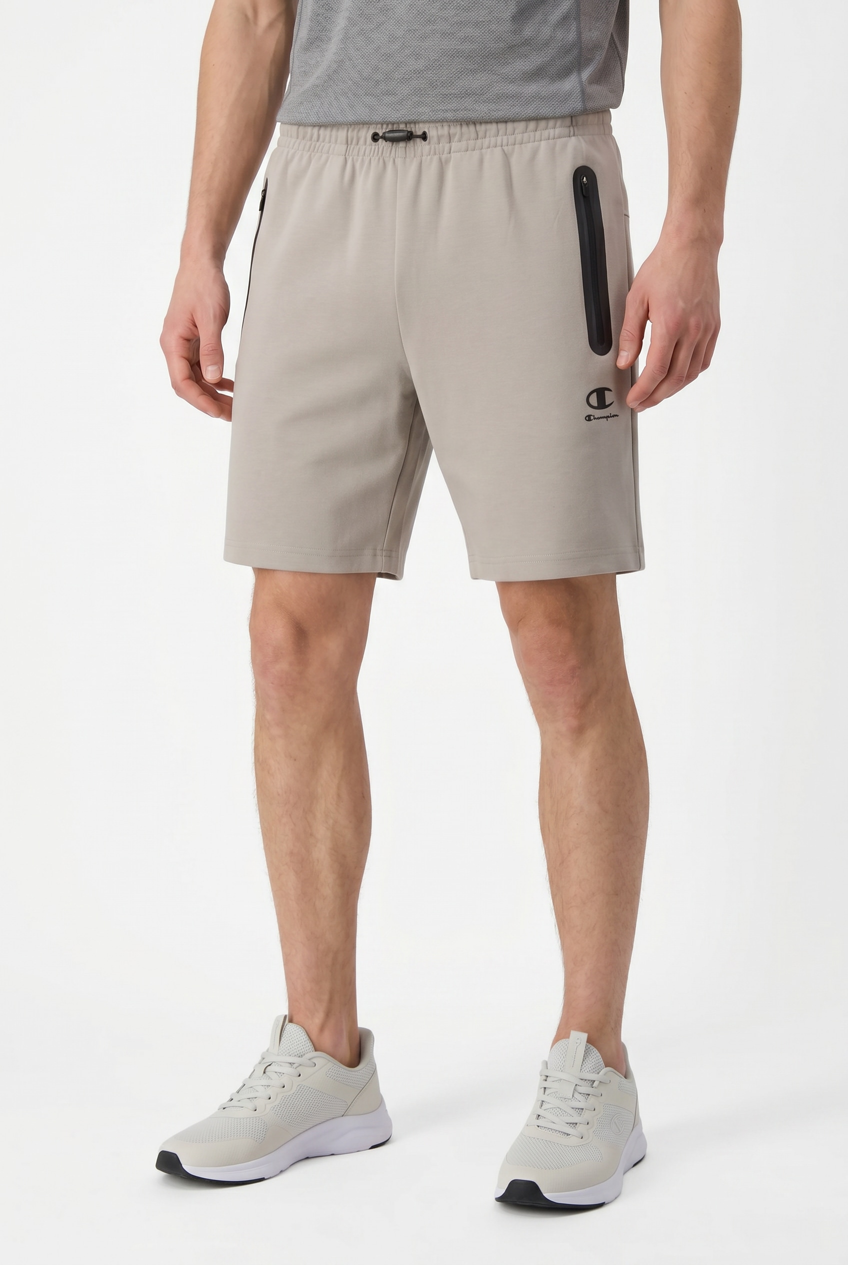 Champion Trainingsshorts »C-TECH Slim Fit Interlock Shorts«  Slim Fit, aus Polyester, Baumwolle und Elasthan