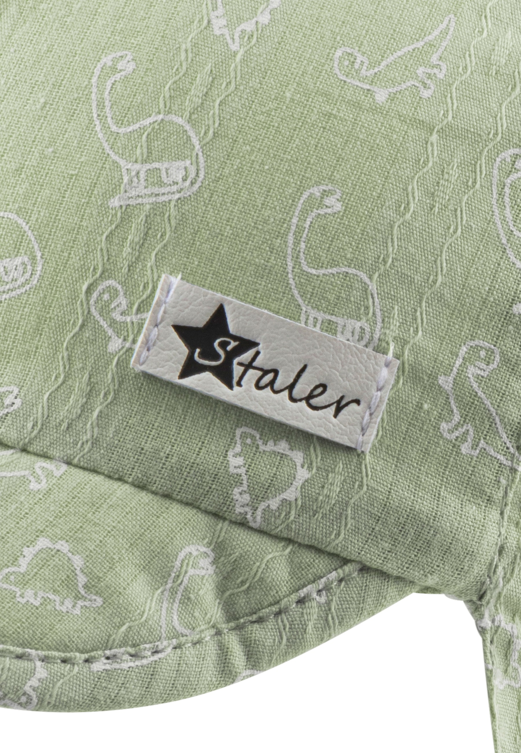 Sterntaler® Schirmmütze »Schirmmütze mit Nackenschutz Saurier«