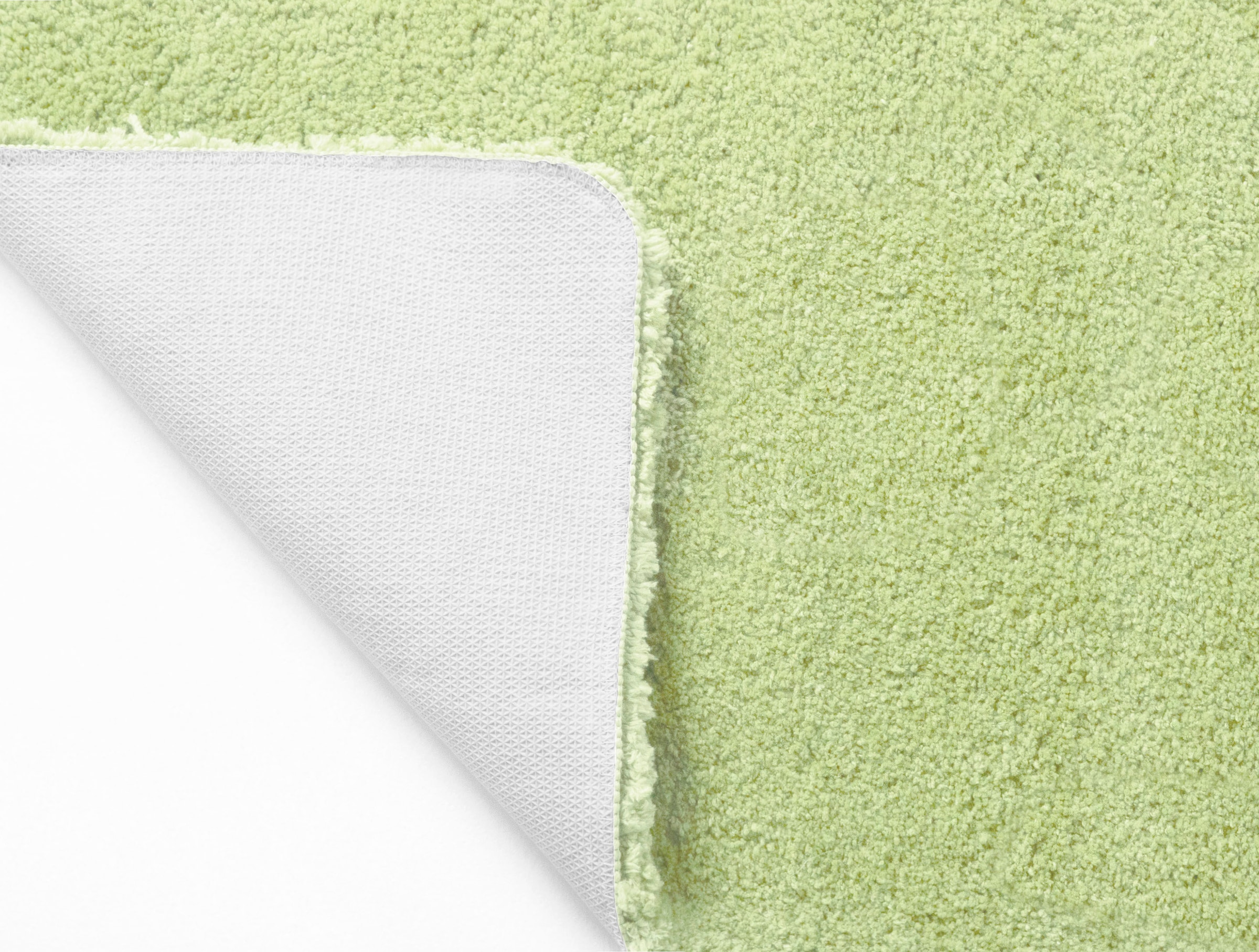 my home Badematte »Sanremo, Badvorleger, Badezimmer Teppich, sehr weich«, rutschhemmend beschichtet, fußbodenheizungsgeeignet-schnell trocknend, Badteppich, unifarben, rechteckig, rund & als 3-tlg. Set erhältlich