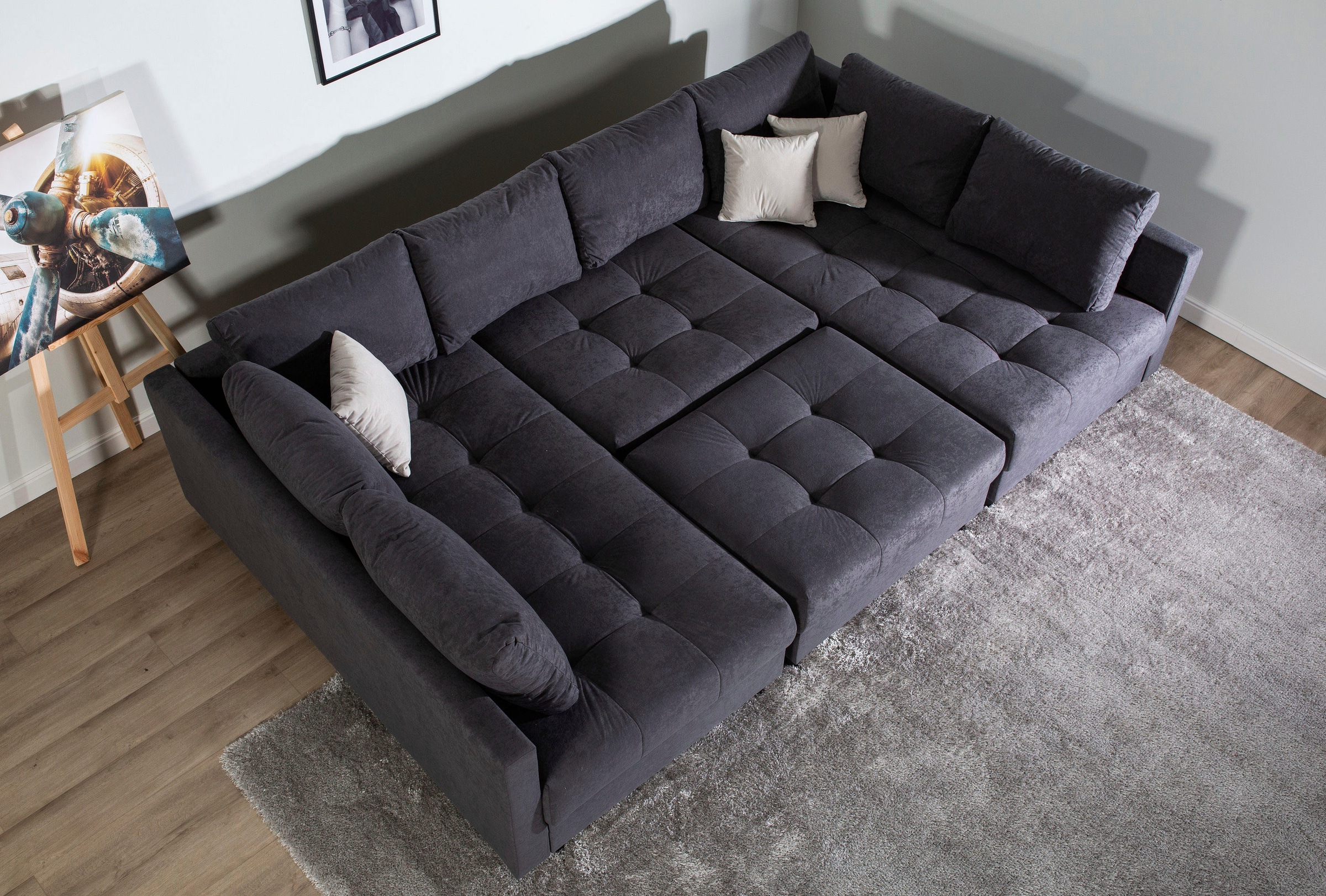 Home affaire Wohnlandschaft »Toni U-Form«