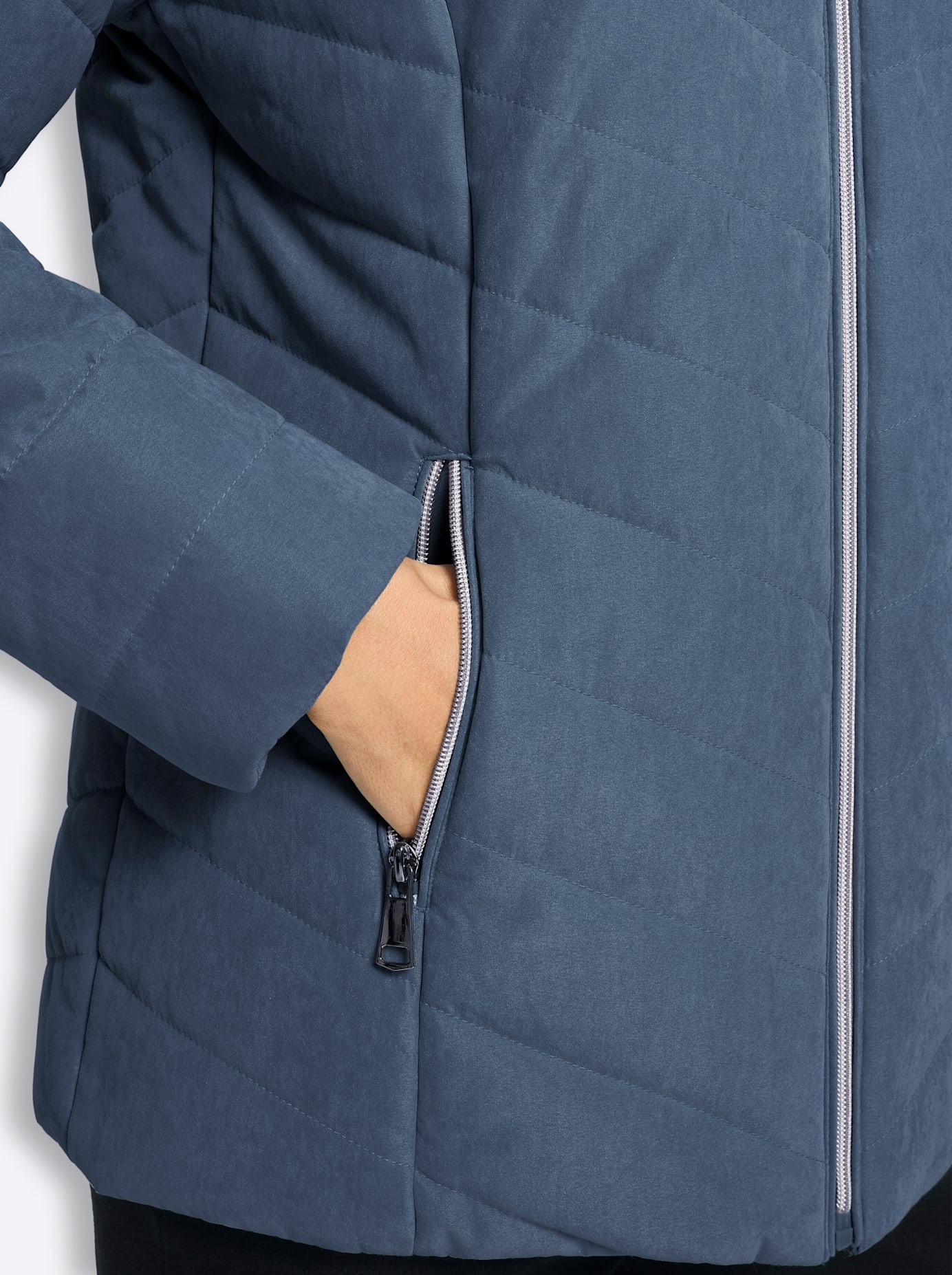 Inspirationen Steppjacke mit Kapuze