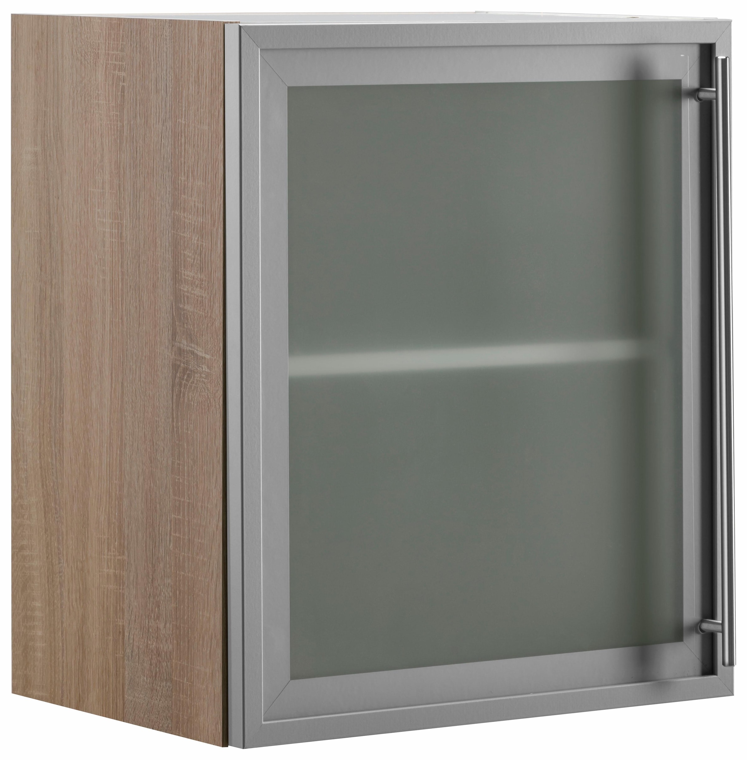 OPTIFIT Glashängeschrank, mit Glasrahmentür in Alu-Optik, Breite 50 cm  bestellen im OTTO Online Shop