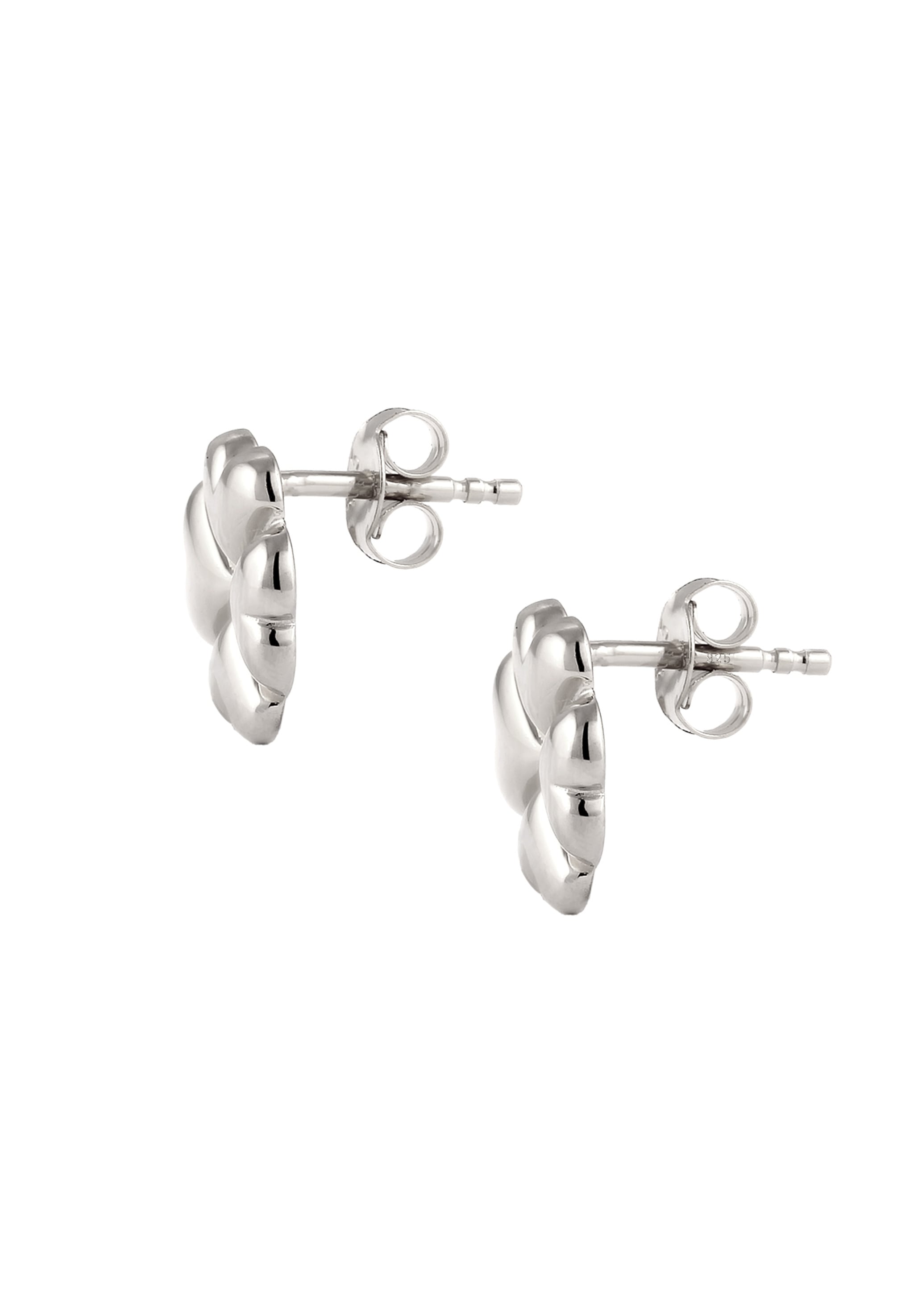 Elli Paar Ohrstecker »Ohrringe Ohrstecker Kleeblatt 925 Sterling Silber«