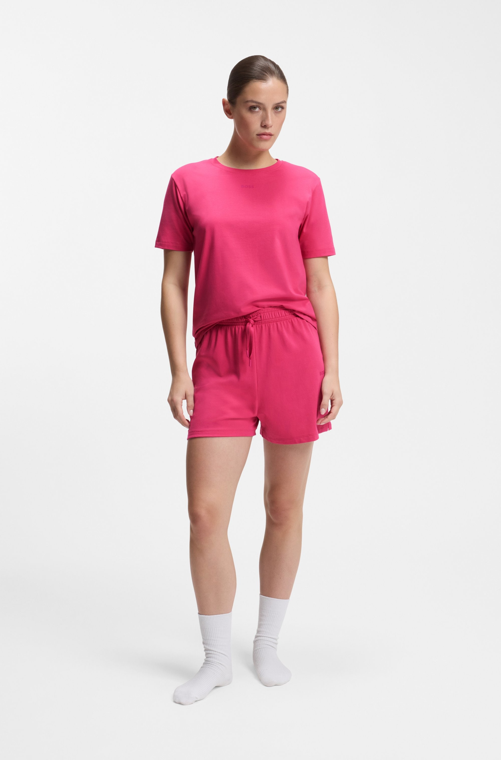 BOSS T-Shirt »CI_T-Shirt« mit BOSS Logo-Schriftzug & Label