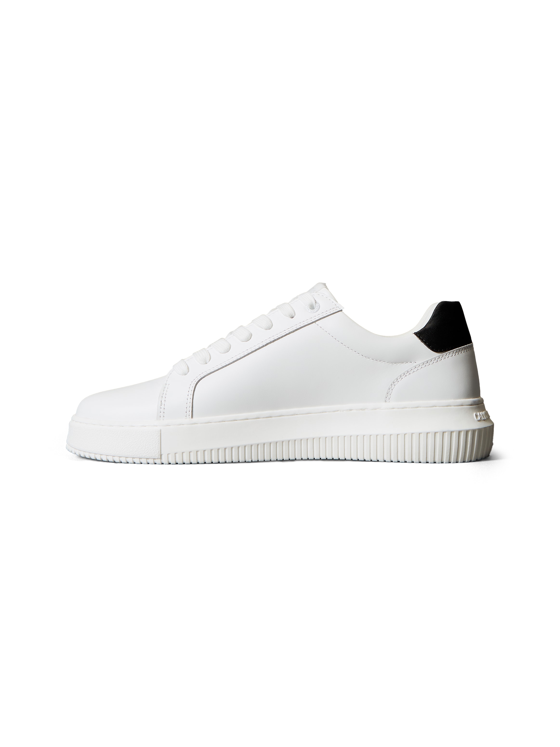 Calvin Klein Jeans Sneaker »CHUNKY CUPSOLE MONO LTH«, Schnürschuh, Halbschuh, Freizeitsneaker mit seitlichem Logo